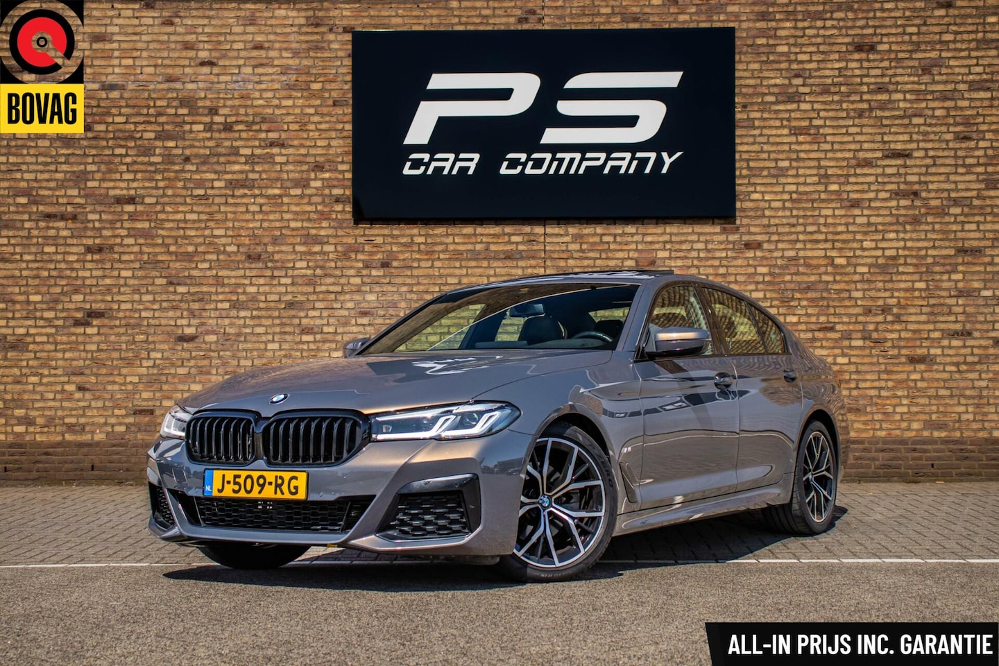 BMW 5-serie - 520i M-Sport,schuifdak,H&K,BTW,NAP,Sportseats - AutoWereld.nl