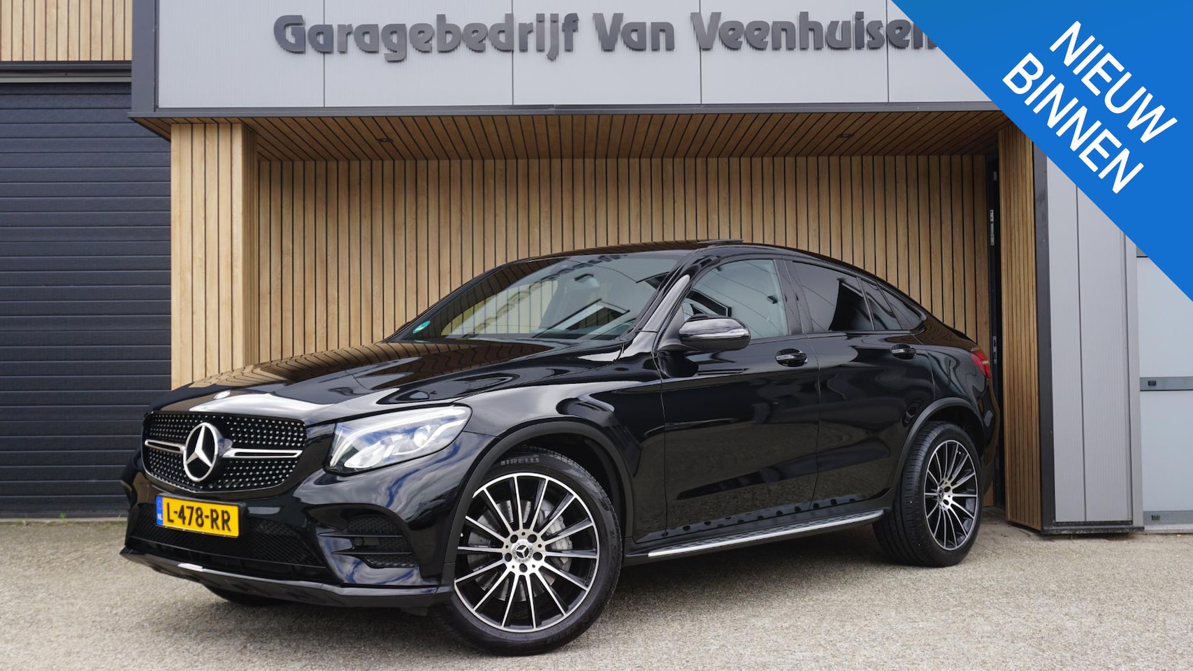 Mercedes-Benz GLC-klasse Coupé - 300 245pk 4MATIC AMG Schuif/kanteldak 20inch LM Standkachel LED Leder/Alcantara Treeplanke - AutoWereld.nl