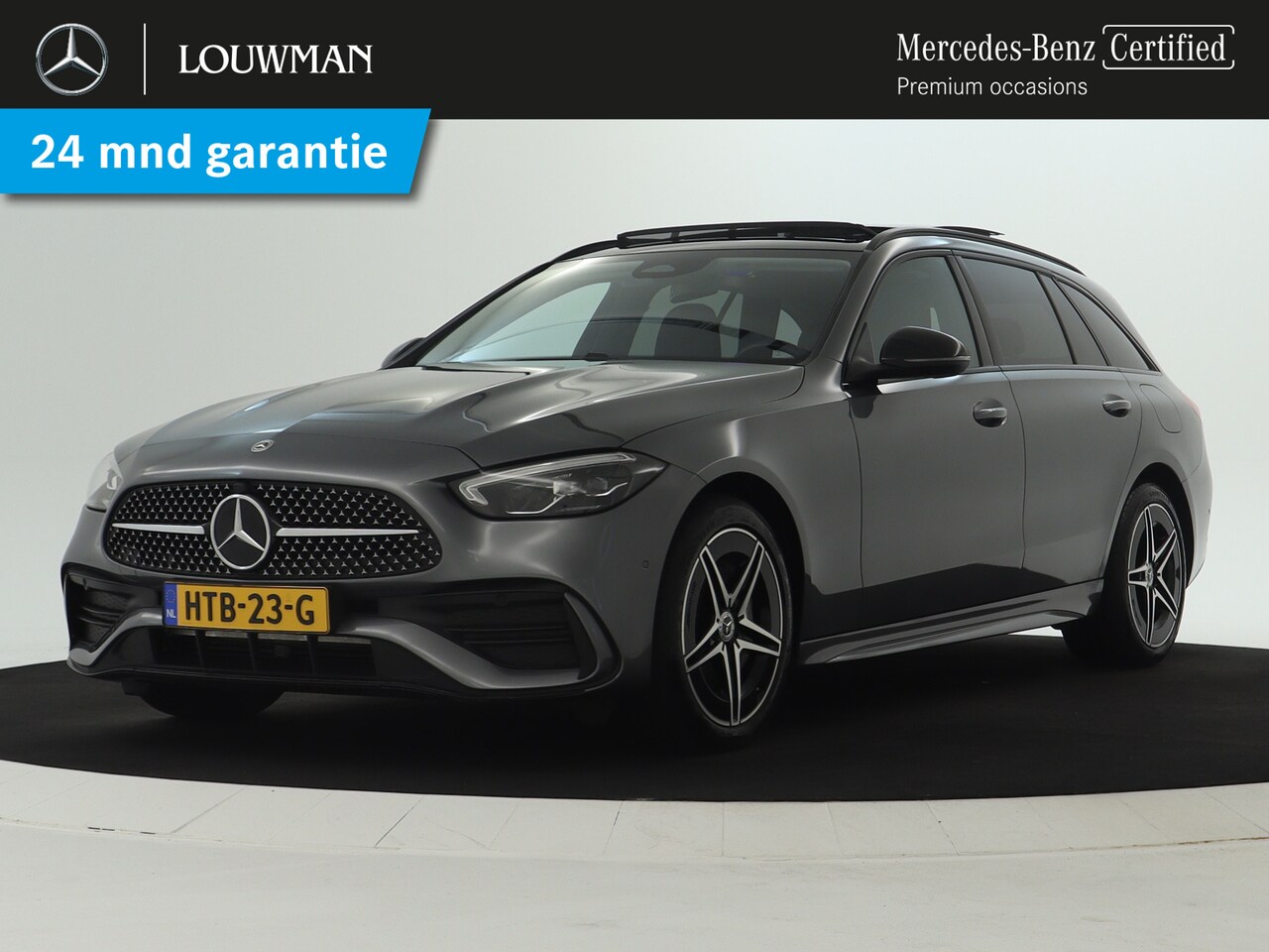 Mercedes-Benz C-klasse Estate - 300 e AMG Plug-In Hybride | AMG Line | Night Pakket | Trekhaak | Panorama Schuif-Kanteldak - AutoWereld.nl