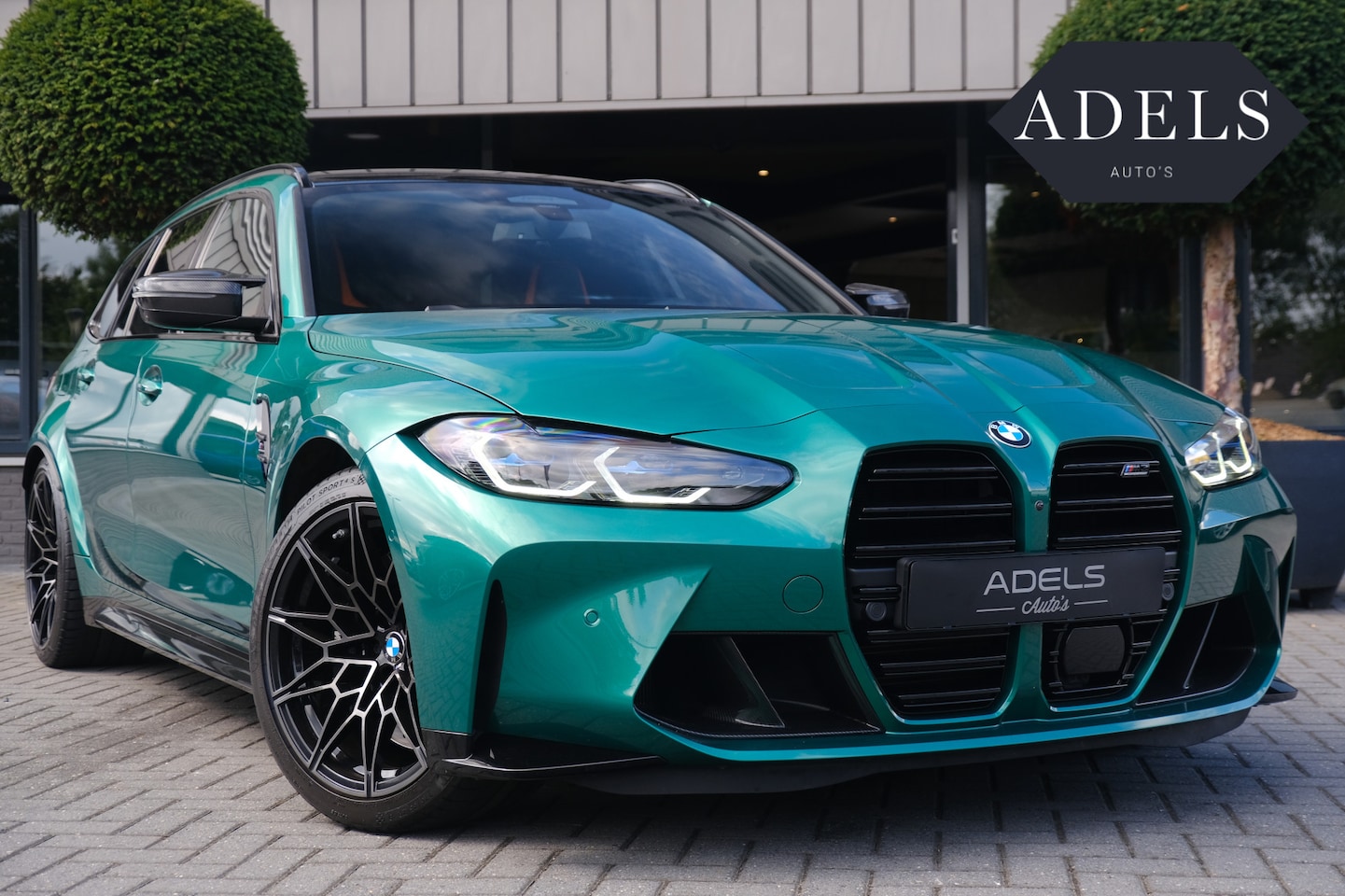 BMW 3-serie Touring - M3 xDrive Competition Schaalstoelen Carbon Isle of Man Green - AutoWereld.nl