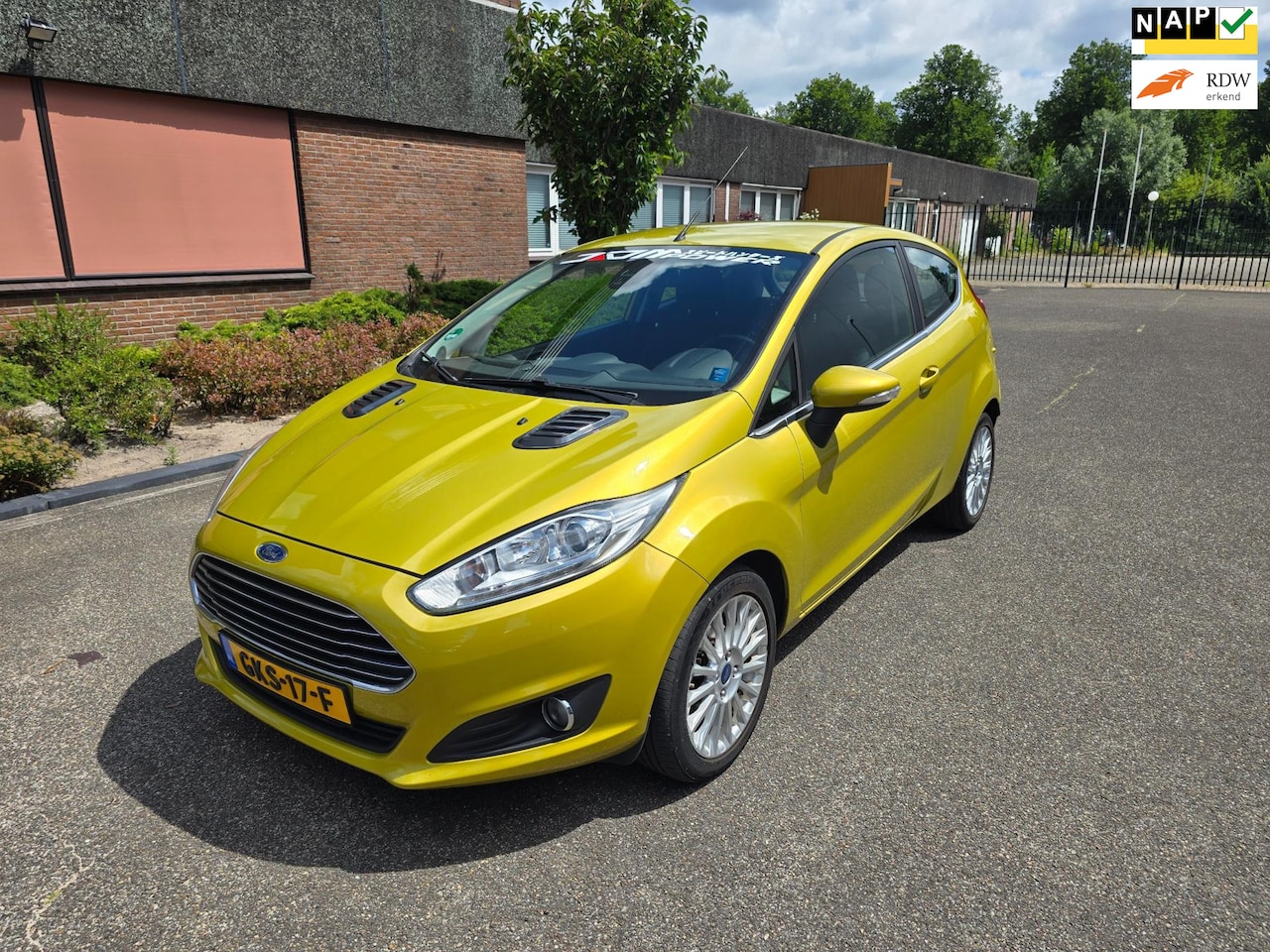 Ford Fiesta - 1.0 EcoBoost Titanium Airco Boekjes Nap - AutoWereld.nl