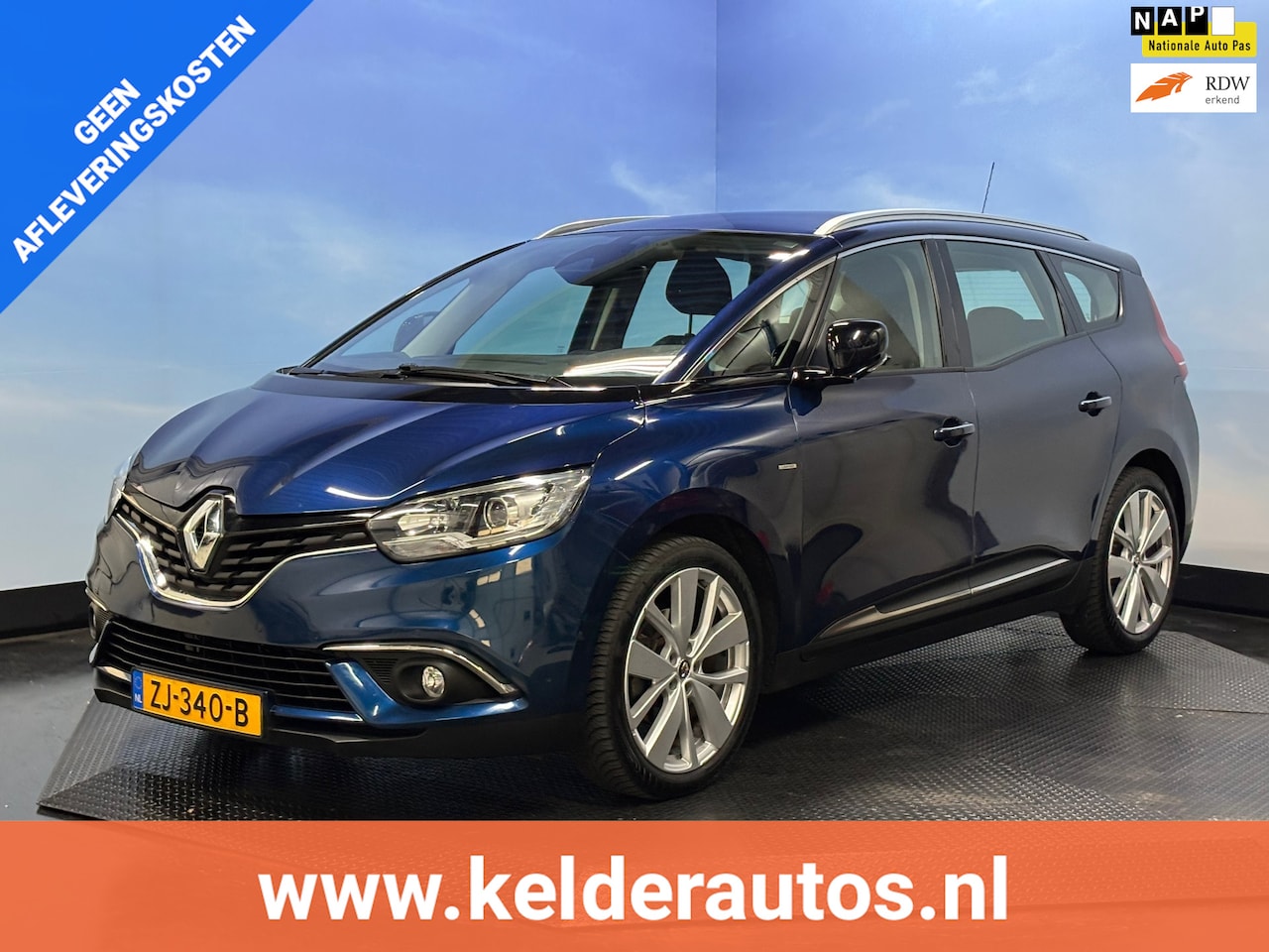 Renault Grand Scénic - 1.3 TCe Limited 7p. Automaat |Navi | Clima | Cruise | PDC | Trekhaak - AutoWereld.nl