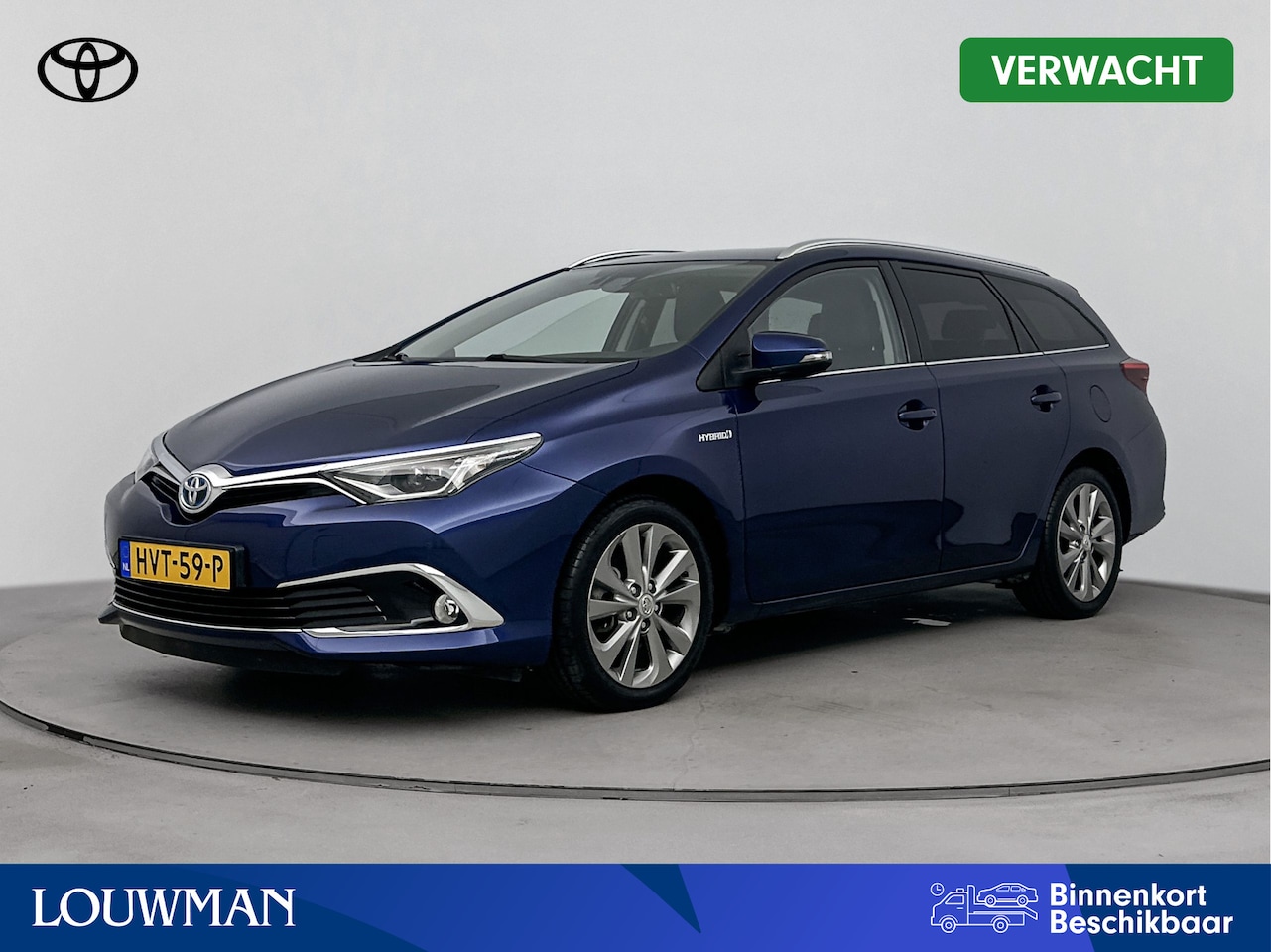 Toyota Auris - 1.8 Hybrid Lease Pro | Navigatie | Parkeersensoren | Cruise Control | Stoelverwarming | - AutoWereld.nl