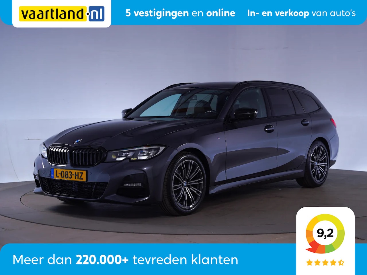 BMW 3-serie Touring - STATION 318i M-Sport Aut. [ Navi.proff Stoelverwarming Sfeerverlichting ] - AutoWereld.nl
