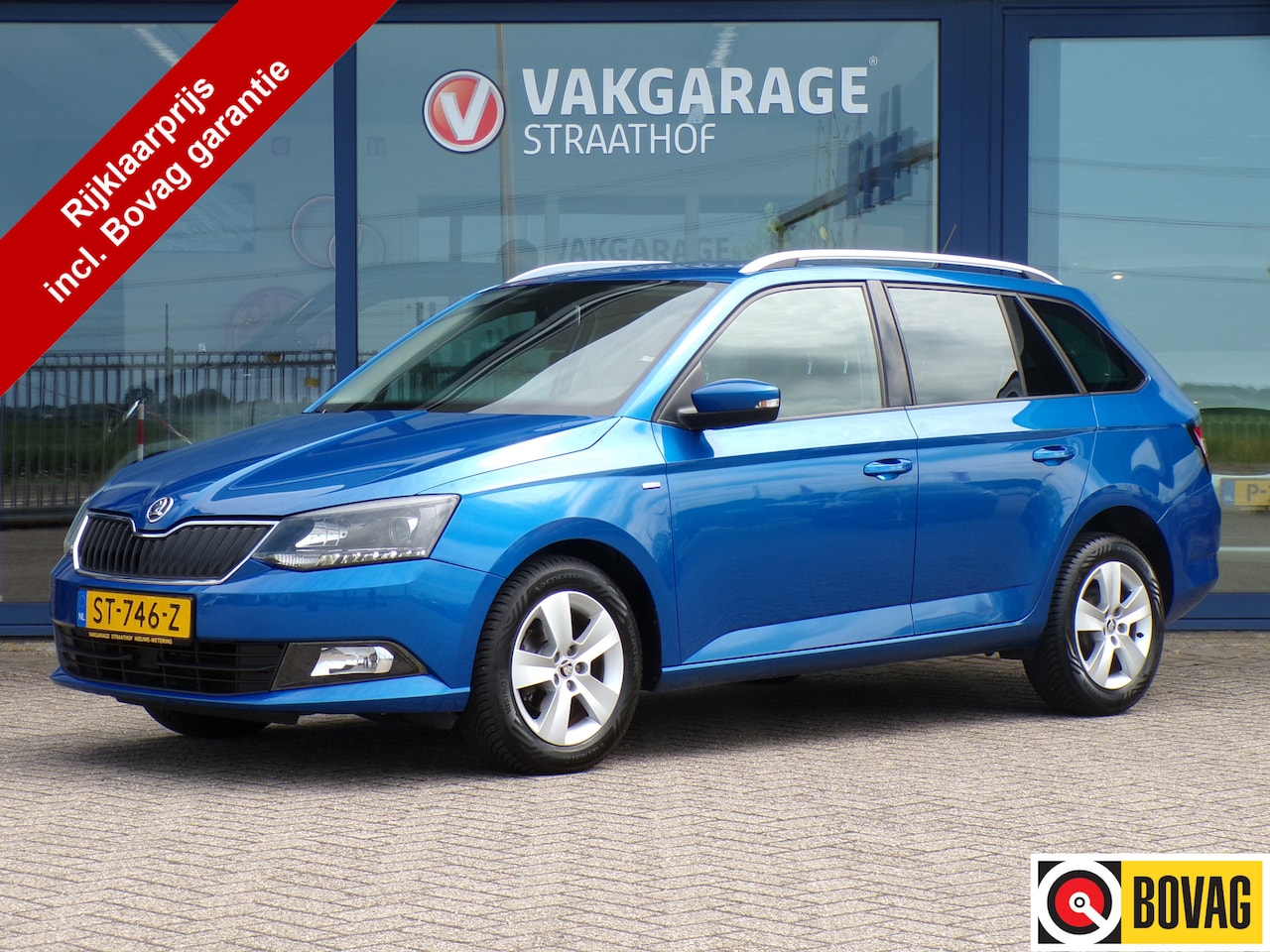 Skoda Fabia Combi - 1.0 TSI Clever Sensoren / Cruise Control / Navigatie / Bluetooth / 15'' LMV - AutoWereld.nl