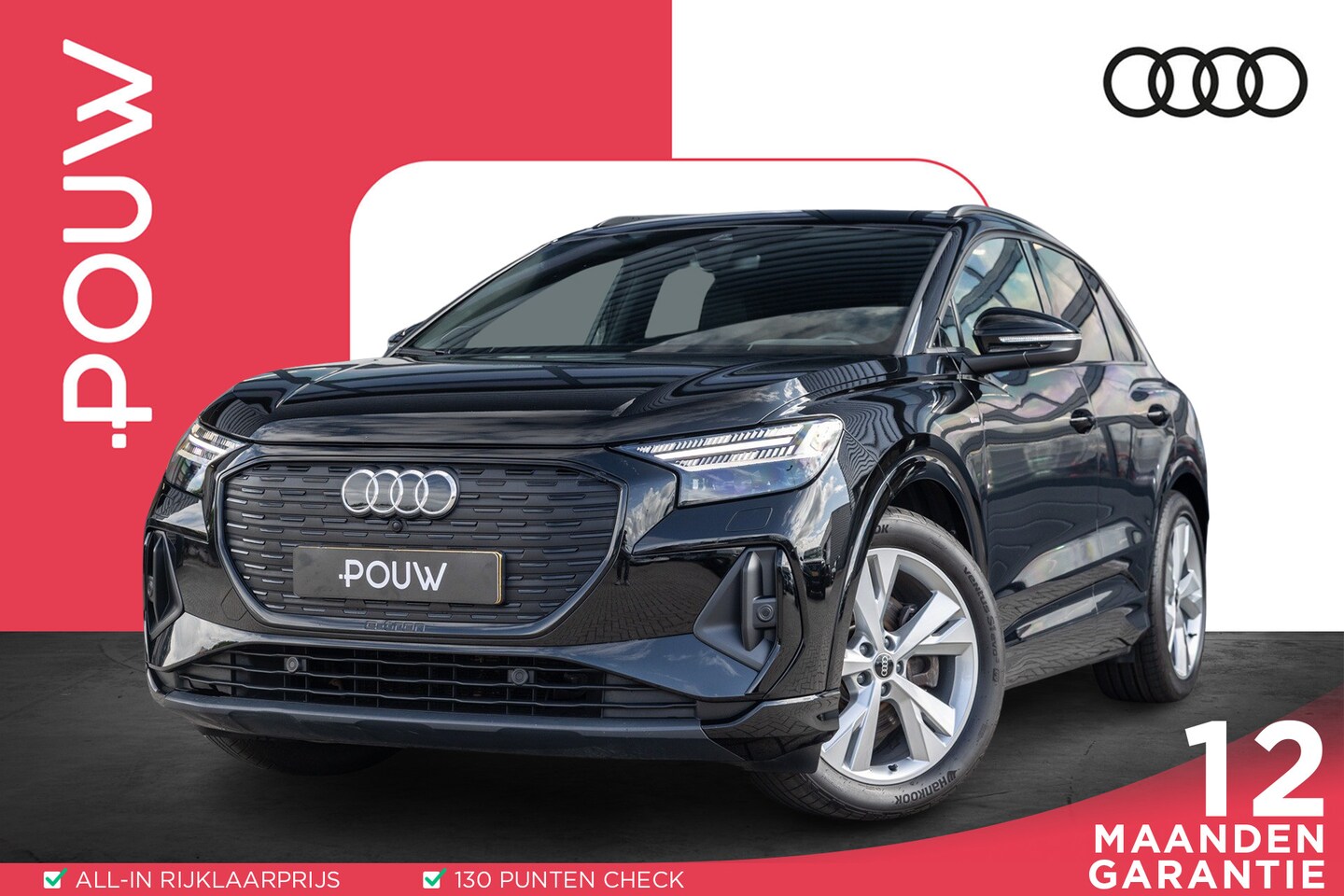 Audi Q4 e-tron - 40 Launch edition S Competition 77 kWh | Trekhaak | Smartphone interface | Achteruitrijcam - AutoWereld.nl