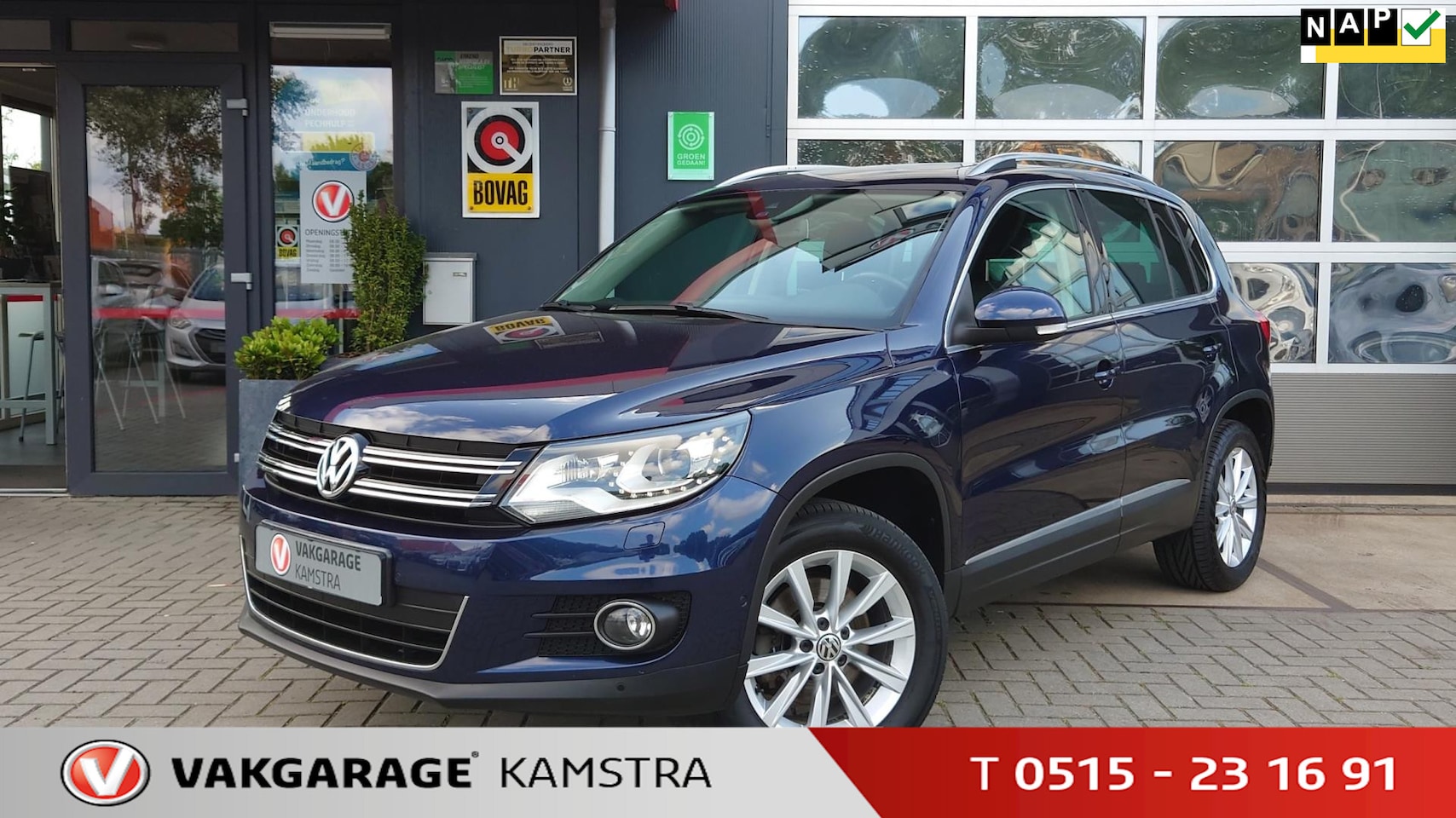 Volkswagen Tiguan - 1.4 TSI NAP Panodak/LaneAss./Navi/Bi-Xenon - AutoWereld.nl