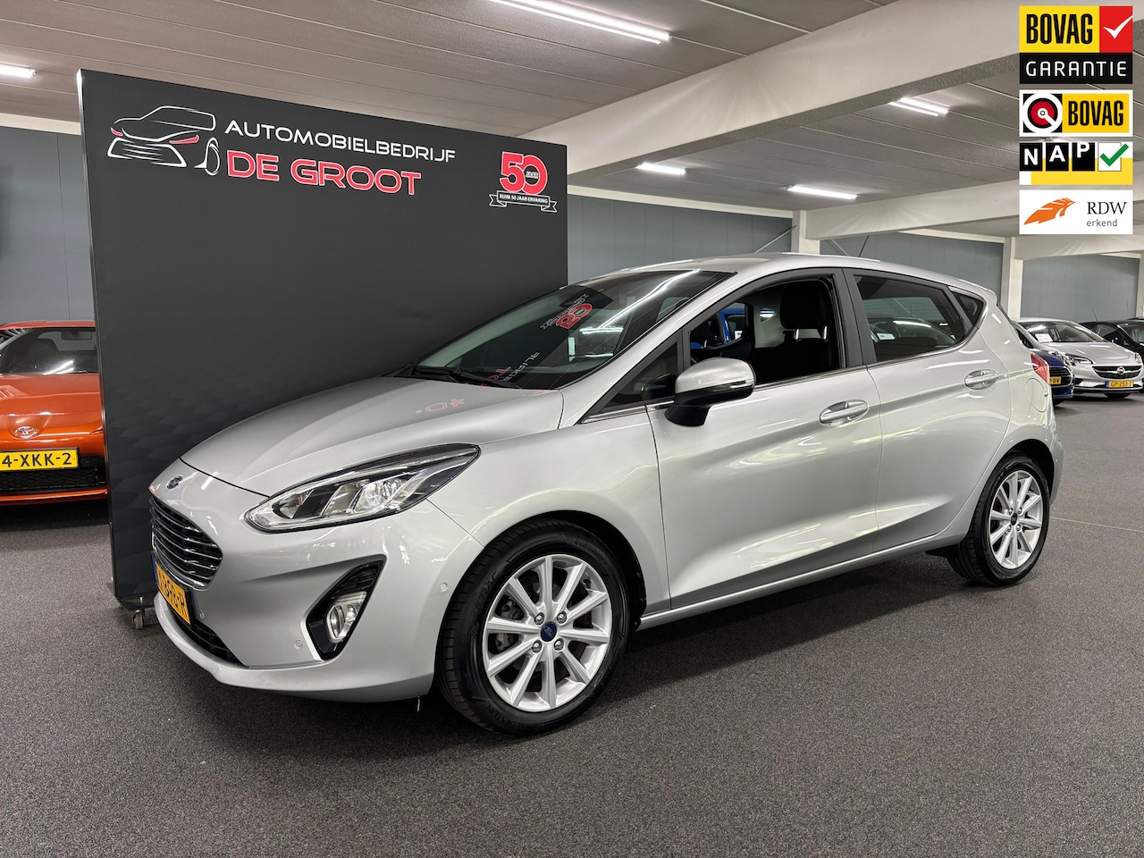 Ford Fiesta - 1.0 EcoBoost Titanium / NL-auto, Automaat, Cruise control, Navi, Airco, Camera - AutoWereld.nl