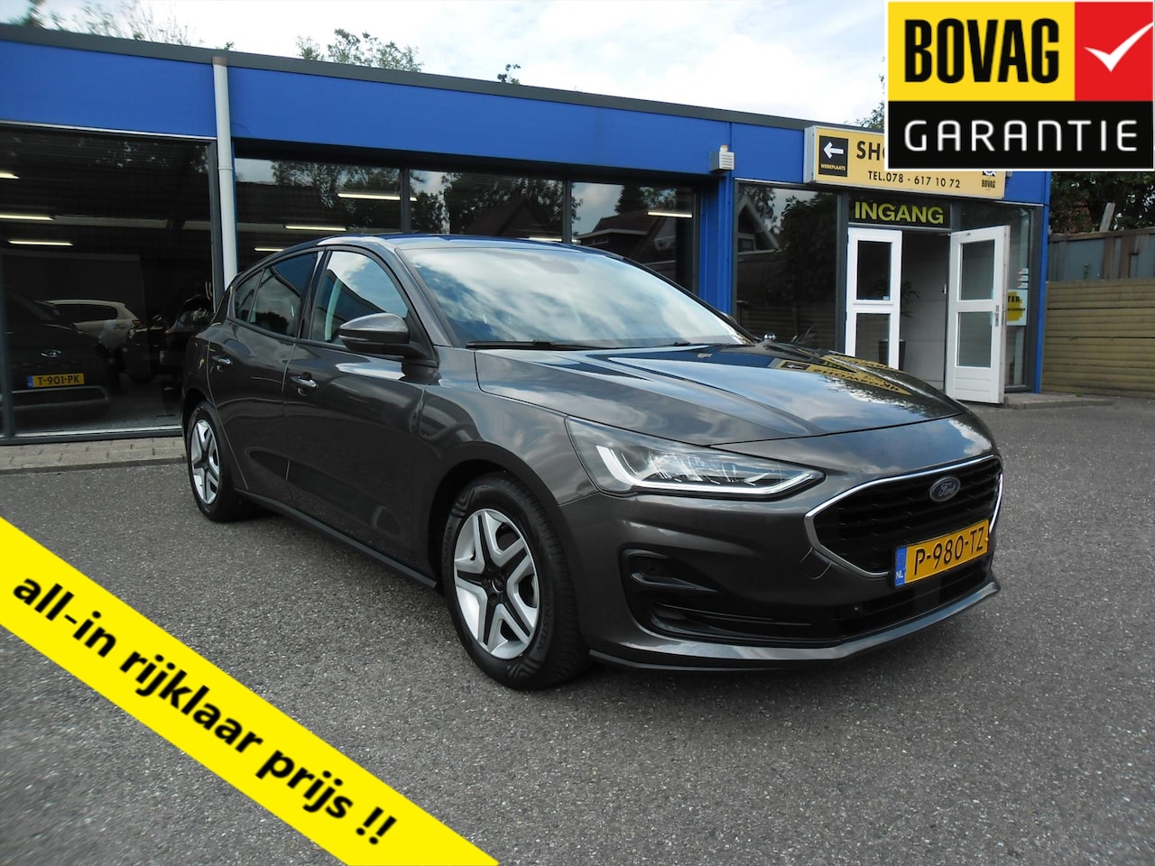 Ford Focus - 5 DRS ECOBOOST CONNECTED NIEUW MODEL NAV AIRCO PDC XENON RIJKLAARPRIJS - AutoWereld.nl
