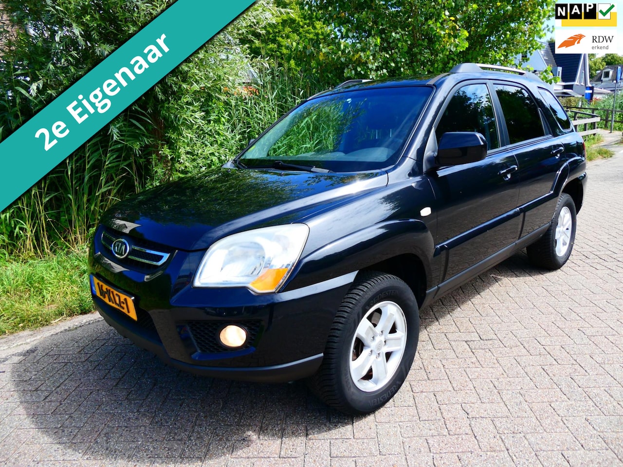 Kia Sportage - 2.0 CVVT X-tra 2e eigenaar Airco Cruise Trekhaak 1400kg Youngtimer - AutoWereld.nl