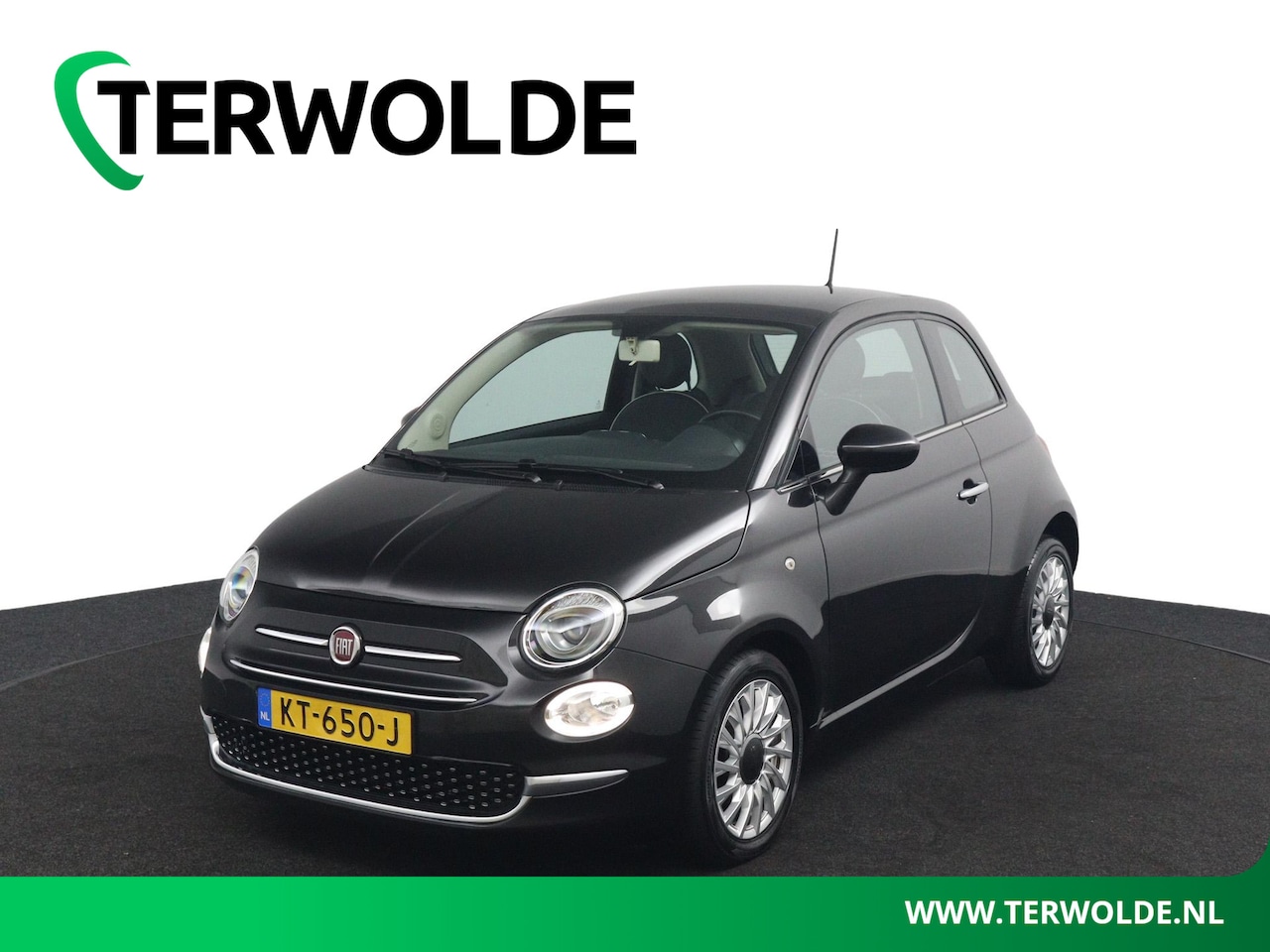 Fiat 500 - 0.9 TwinAir Turbo Lounge | Origineel Nederlands | Parkersensoren Achter | Panorama dak | A - AutoWereld.nl