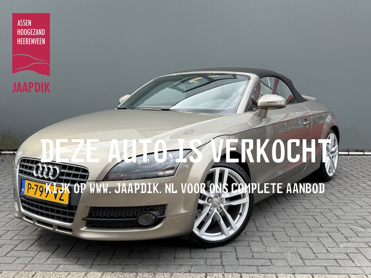 Audi TT Roadster - Cabrio BWJ 2009 1.8 TFSI 161 Pk CABRIO | CRUISE / AIRCO | STOELVERW. | RADIO |  HALF LEDER - AutoWereld.nl