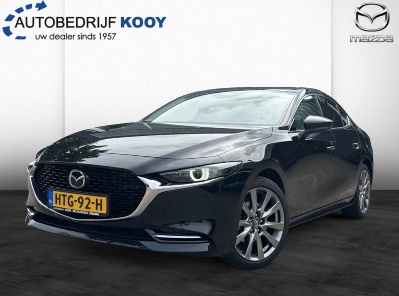 Mazda 3 - 2.0 eSkyActiv-X Centre-line Automaat / Wit leder / Design Pack - AutoWereld.nl