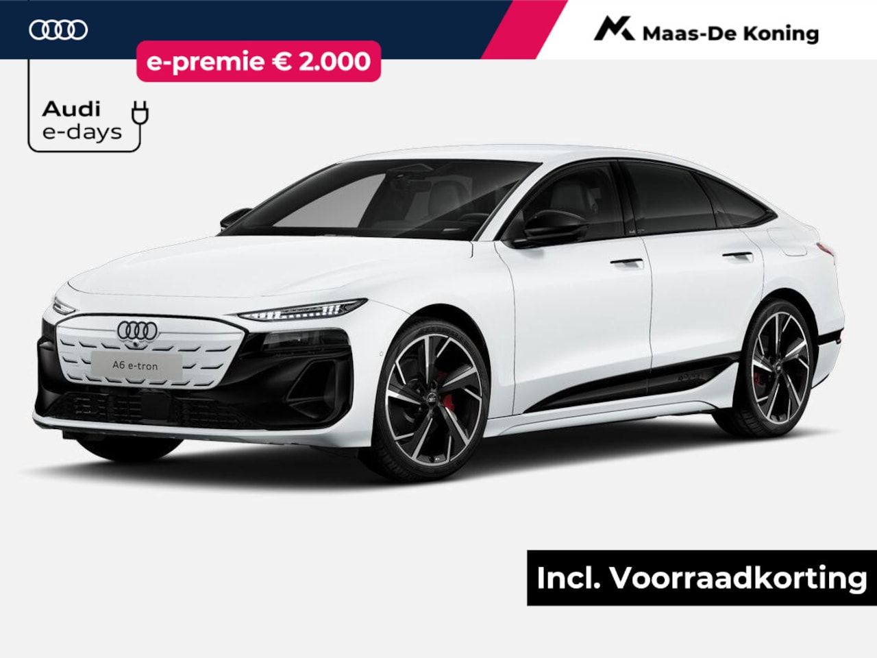 Audi A6 Sportback e-tron - S edition 286 PK · Privacy glas · Remzadels rood · Sportstoel leder zwart - AutoWereld.nl