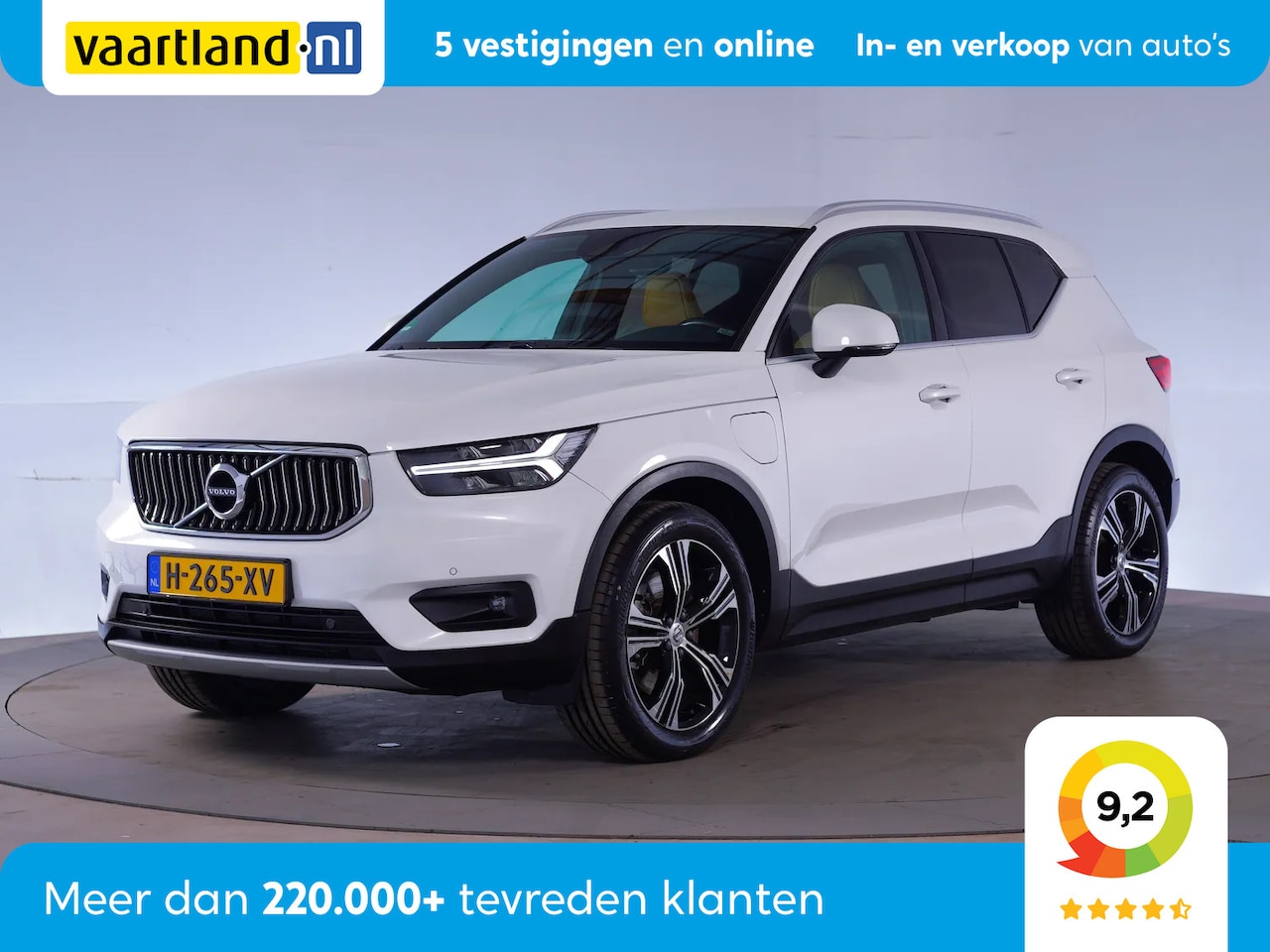 Volvo XC40 - T5 Recharge 262pk Inscription Aut. [ Leder Trekhaak Stoelverwarming ] - AutoWereld.nl