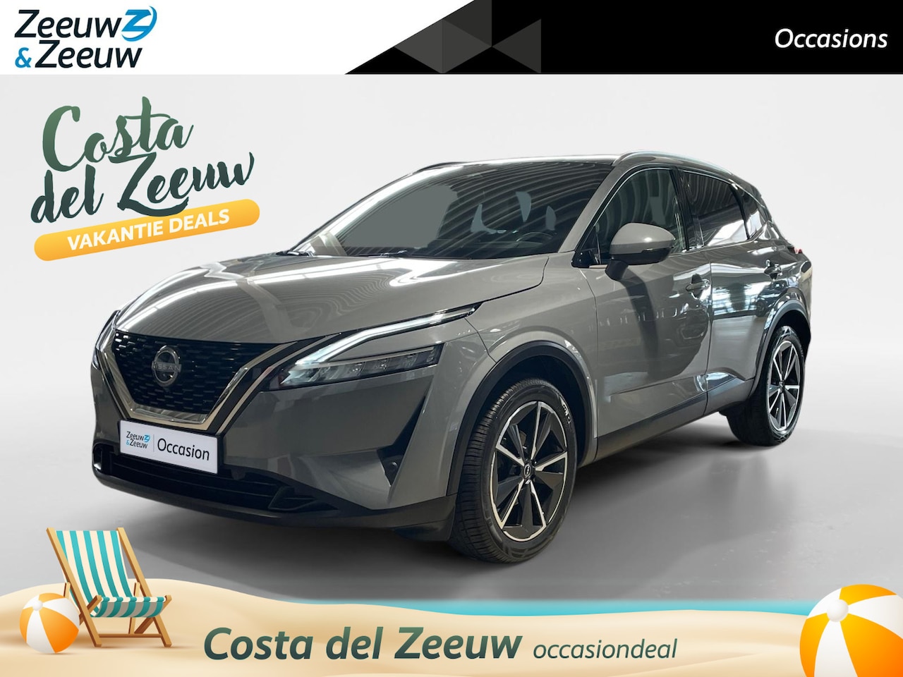 Nissan Qashqai - 1.3 MHEV Tekna | Panoramisch dak| Navigatie| Half lederen bekleding| Pro Pilot| Elektrisch - AutoWereld.nl