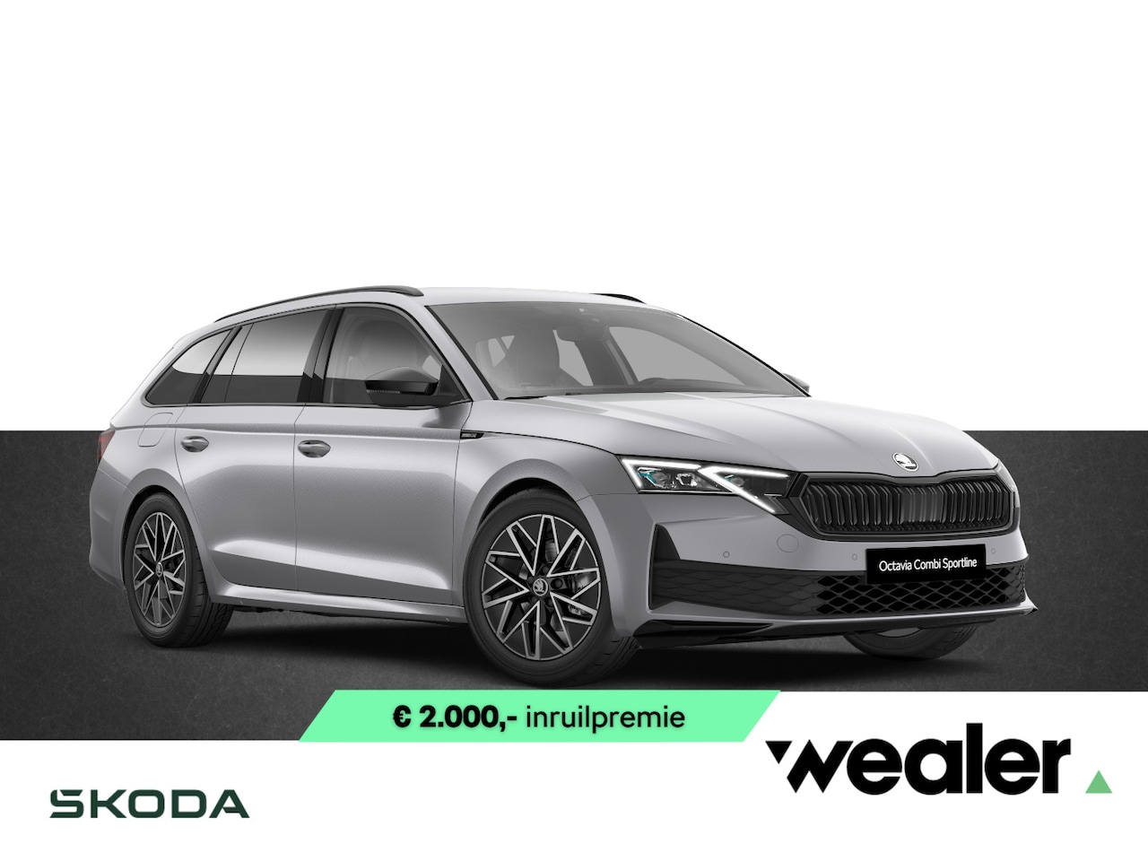 Skoda Octavia Combi - Sportline Tour 1.5 TSI 150 PK DSG | Automaat | Trekhaak | Navigatie & Winter pakket | € 2. - AutoWereld.nl
