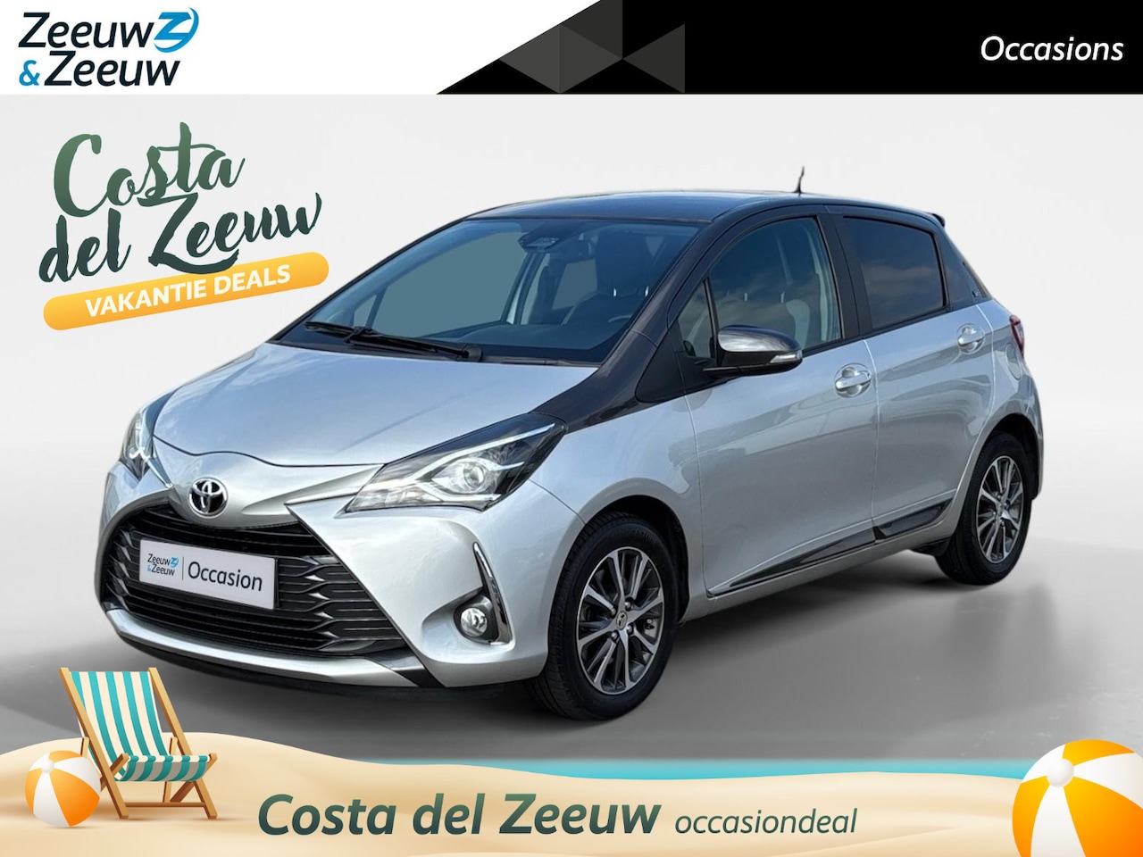 Toyota Yaris - 110PK VVT-i Y20 | Navi | Camera | Lichtmetalen Velgen | Climate Control | Keyless Entry | - AutoWereld.nl