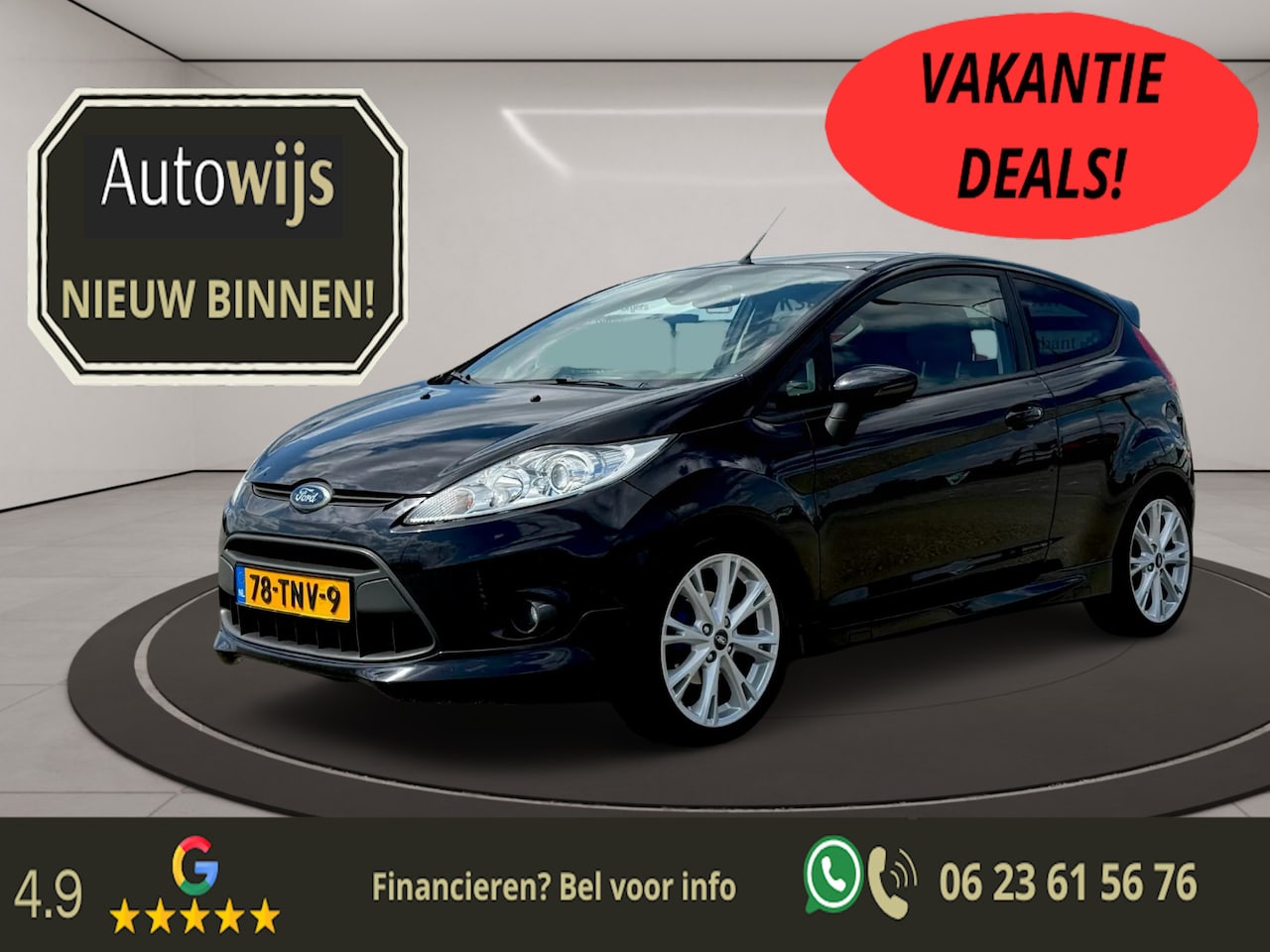 Ford Fiesta - 1.6 Sport|120PK|MF-Stuur|Clima|Xenon|NL AUTO - AutoWereld.nl