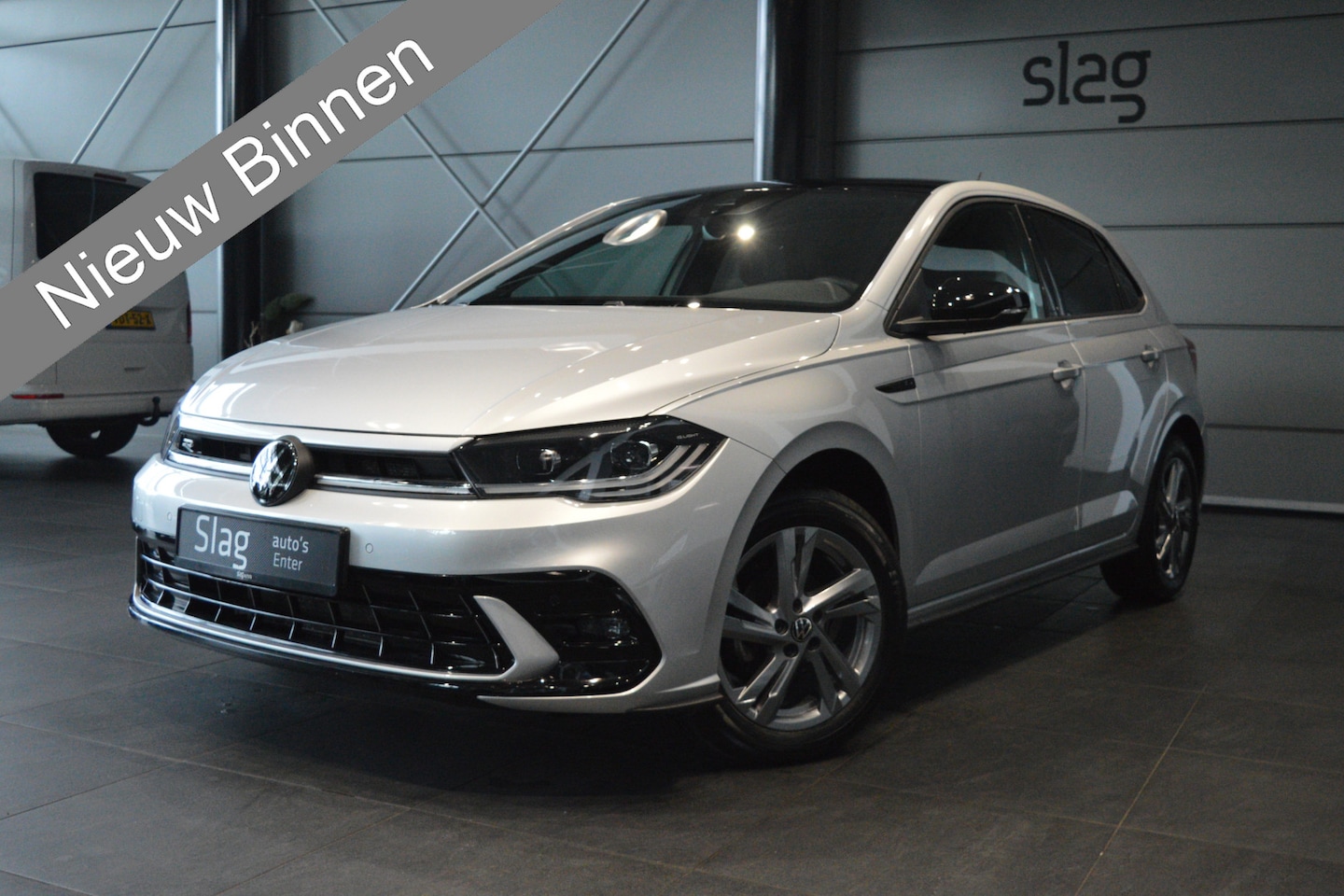 Volkswagen Polo - 1.0 TSI 2X R-LINE keyless clima camera led pdc 16 inch !! - AutoWereld.nl