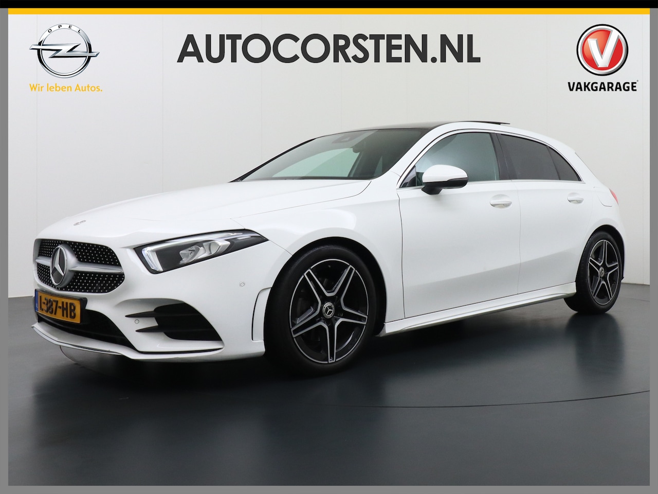 Mercedes-Benz A-klasse - 200 164PK Autom. AMG Line Navi premium Ecc Cruise control Panoramadak Stoelverwarming DAB - AutoWereld.nl