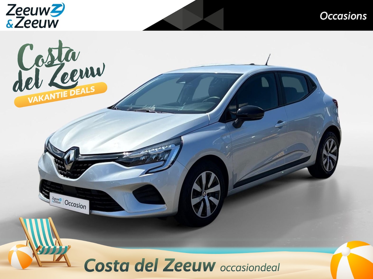 Renault Clio - 90PK TCe Equilibre | Airco | Licht & Regen Sensor | Cruise Control | Full LED | Apple CarP - AutoWereld.nl