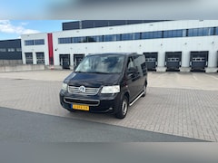 Volkswagen Transporter - 2.5 TDI 300 4M Budgetline DC Dubbele Cabine Airco Zwart 2009