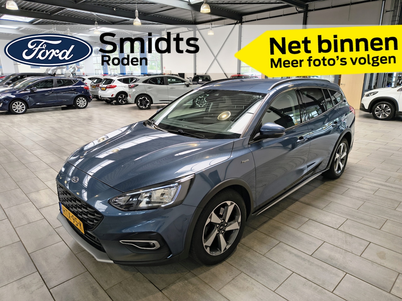 Ford Focus Wagon - EcoBoost 125PK Hybrid Active X Business | Winter Pack I Keyless I Camera I Autopark I All - AutoWereld.nl