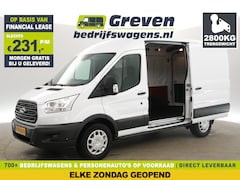 Ford Transit - 350 2.0 TDCI L2H2 170PK 2800KG Tregew. Airco Cruise 2xSchuifdeur PDC Elektrpakket Trekhaak