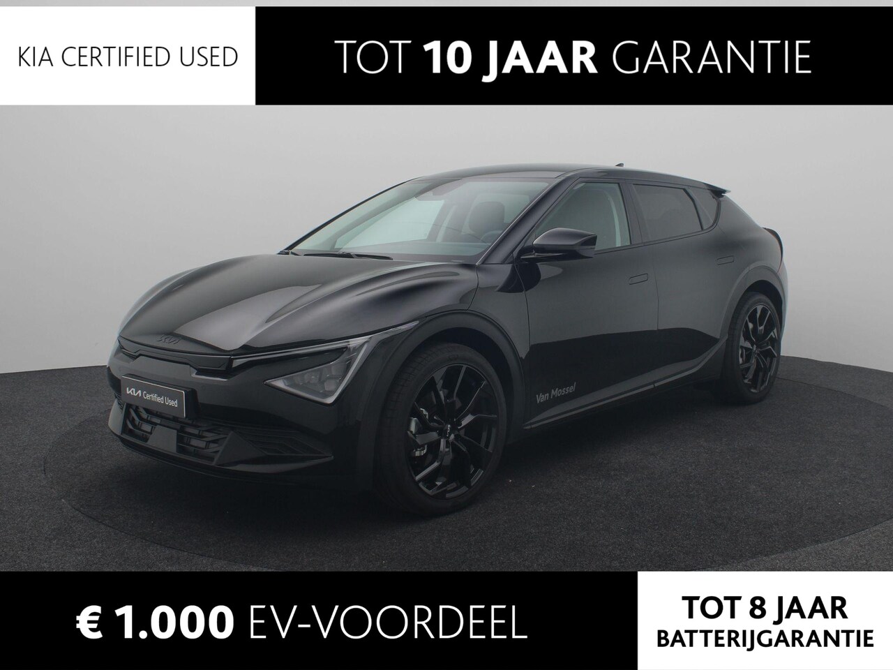 Kia EV6 - Light Edition 63 kWh | 21"  lichtmetalen velgen REBEL | Black Edition | Demo | - AutoWereld.nl