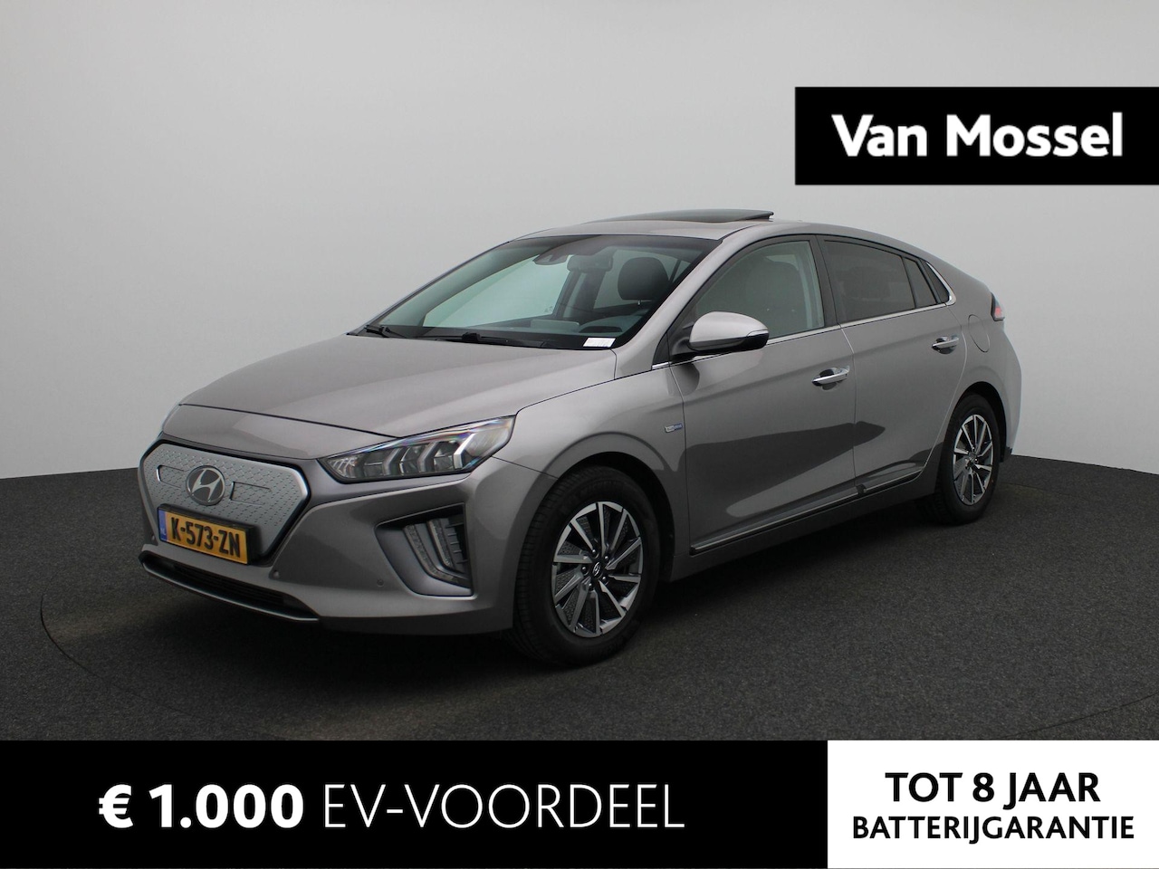 Hyundai IONIQ - Premium EV 38 kWh | Panoramadak | Stoel Verkoeling + Verwarming | Stuurwielverwarming | Pa - AutoWereld.nl