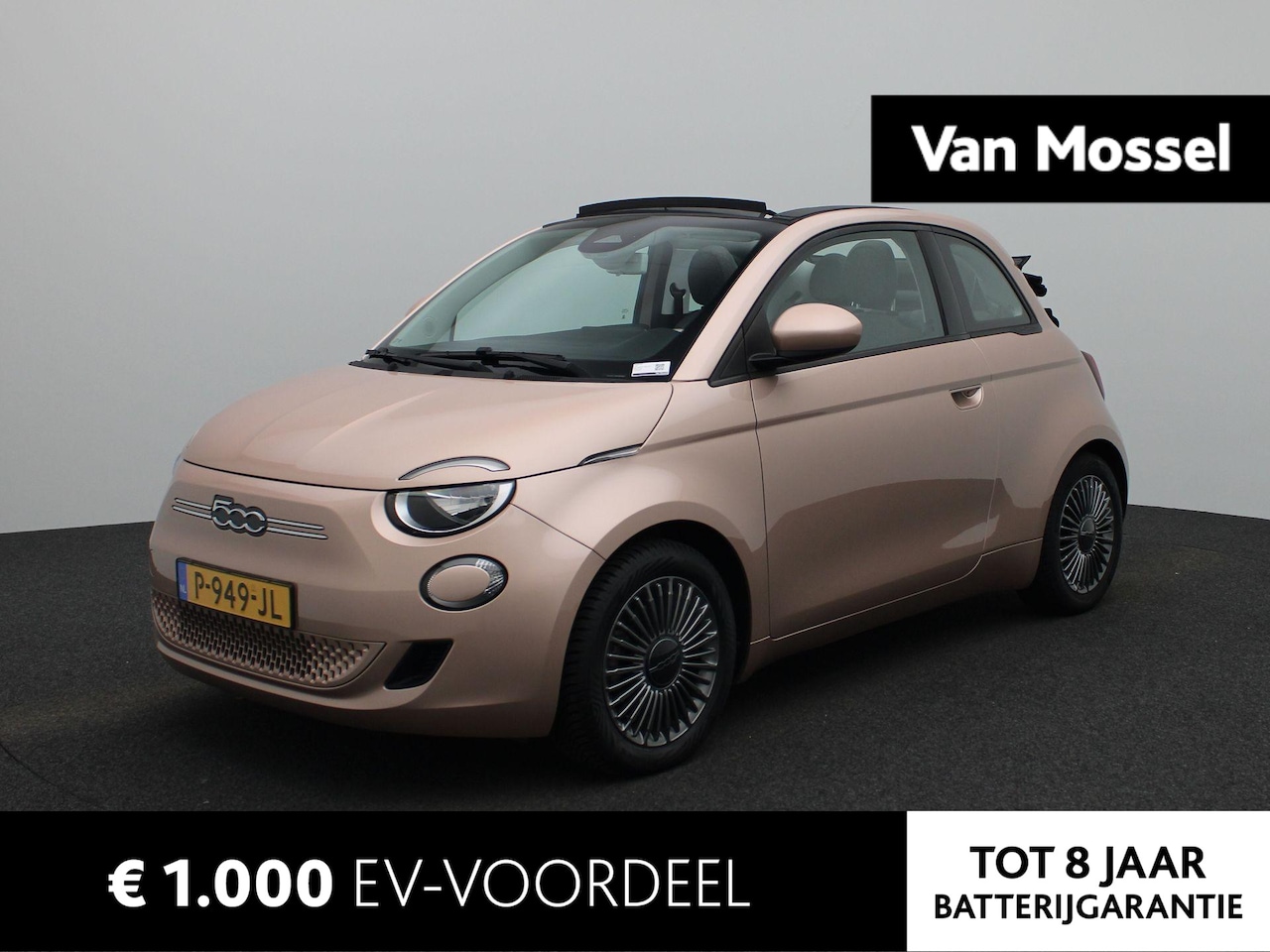 Fiat 500 C - 500e Icon 42 kWh | NAVIGATIE | CRUISE CONTROL | CLIMATE CONTROL | PARKEERSENSOREN | DAB RA - AutoWereld.nl