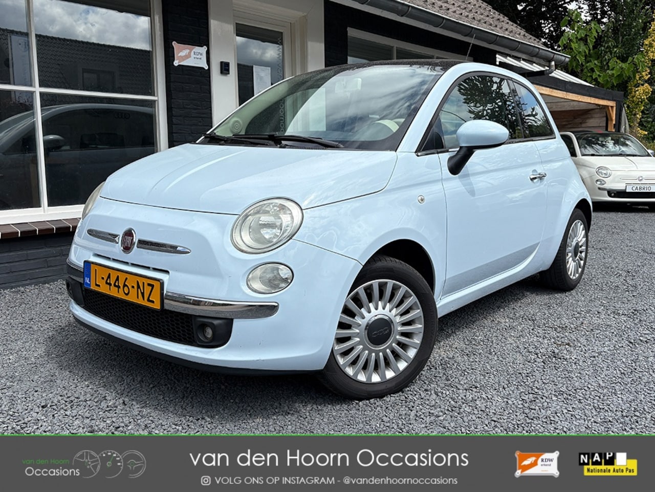 Fiat 500 - 1.2 Lounge PANODAK | AIRCO | NW APK | NAP - AutoWereld.nl