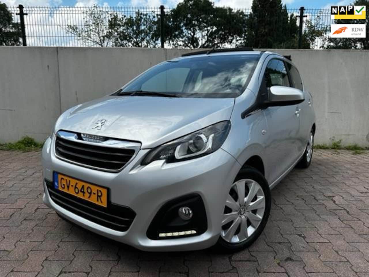 Peugeot 108 - 1.0 e-VTi Active TOP!/AUTOMAAT/CABRIO/AIRCO/NL AUTO/74063 KM NAP/ - AutoWereld.nl