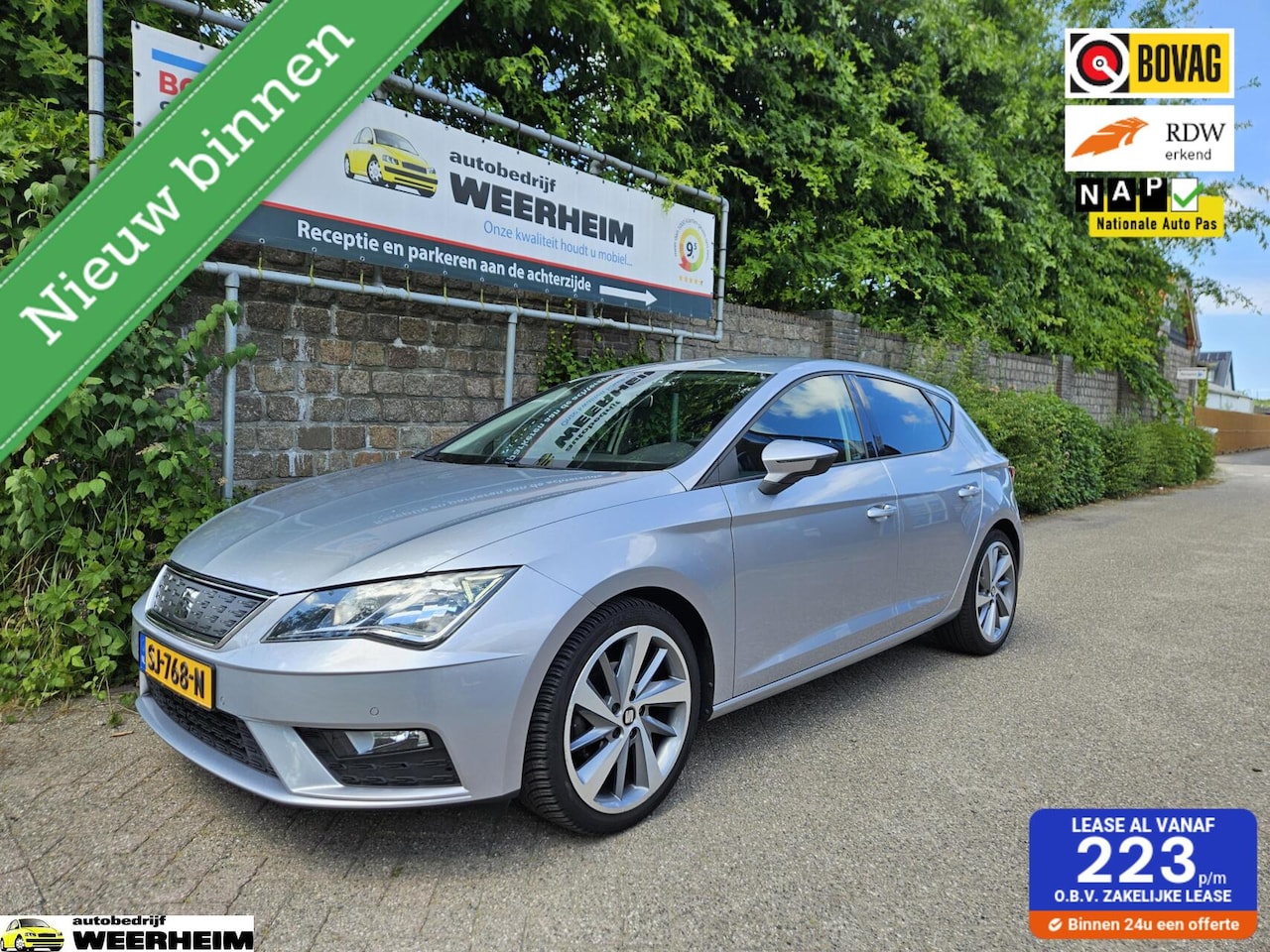 SEAT Leon - 1.0 EcoTSI Style DSG NAVI / Carplay / PDC, etc! - AutoWereld.nl
