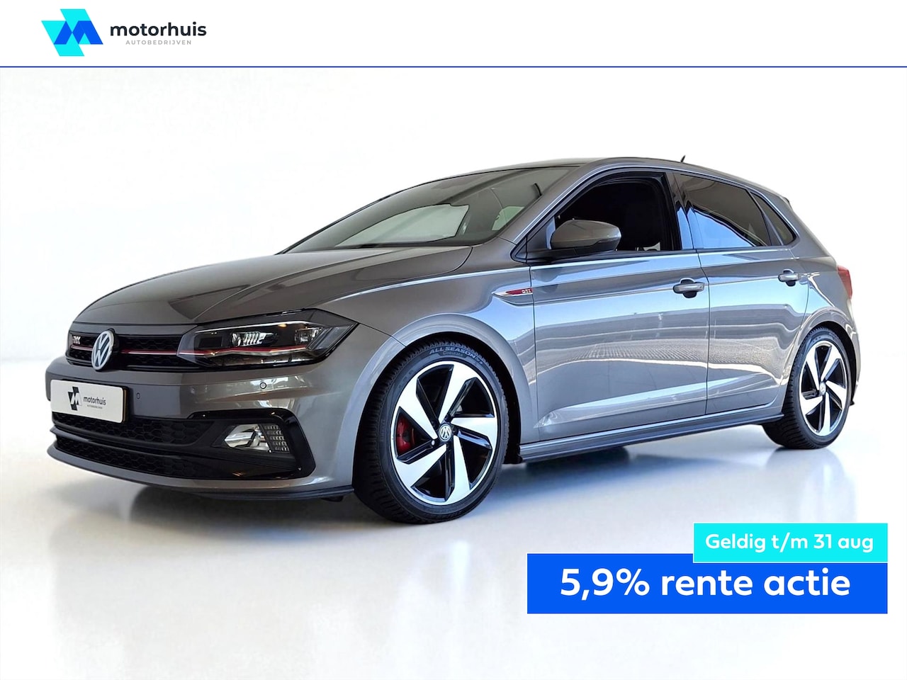 Volkswagen Polo - 2.0 TSI 200pk 6-DSG GTI AUTOMAAT LED LMV PDC APPLE CARPLAY - AutoWereld.nl