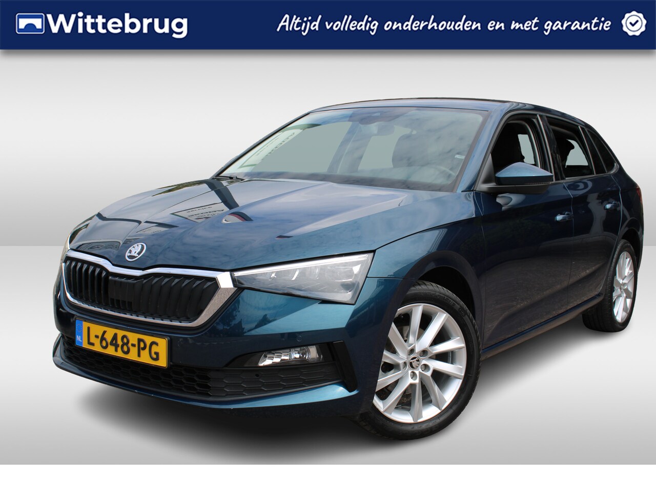 Skoda Scala - 1.0 TSI 115pk Business Edition / LED / Navi by App Connect / Trekhaak wegkl. / Clima / Cam - AutoWereld.nl