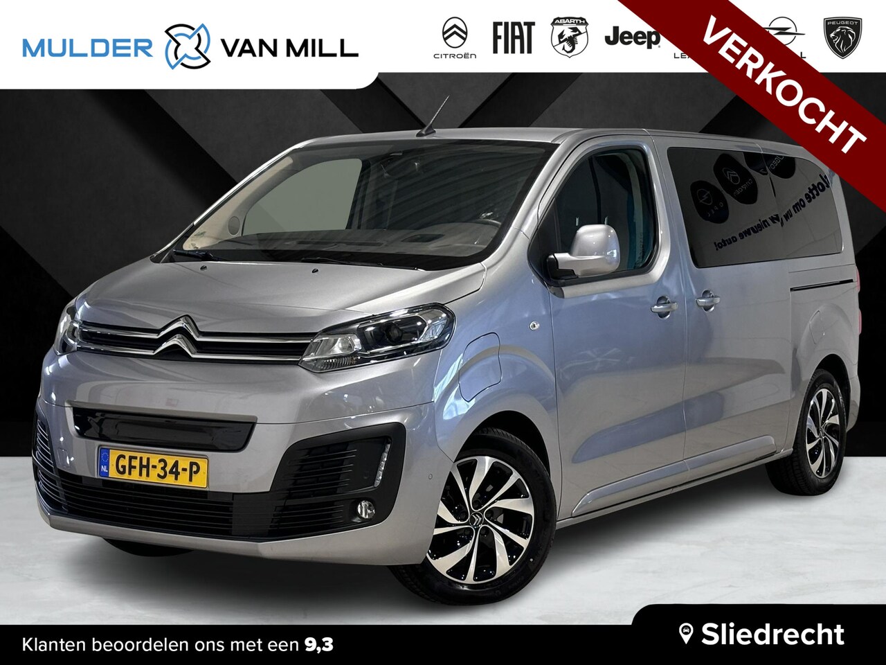 Citroën ë-SpaceTourer - Jumpy M L2 Shine Pack 50kWh 136pk AUTOMAAT | 8-PERSOONS | PANODAK | NAVI | XENON | LEDER | - AutoWereld.nl