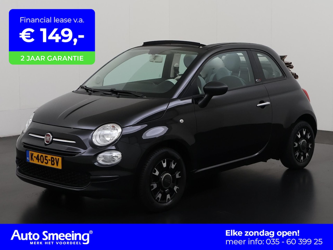 Fiat 500 C - 1.2 Lounge | Lichtmetalen Velgen | Zondag Open! - AutoWereld.nl