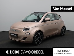 Fiat 500 C - 500e La Prima 42 kWh | Lederen Bekleding | Blind Spot | NAVI | LED | 17'' LM. Velgen