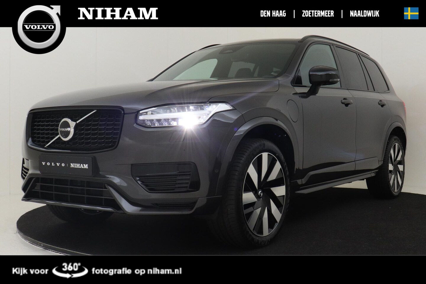Volvo XC90 - T8 RECHARGE AWD ULTIMATE DARK -PANO.DAK|360°CAM|BOWERS&WILKINS|21" - AutoWereld.nl