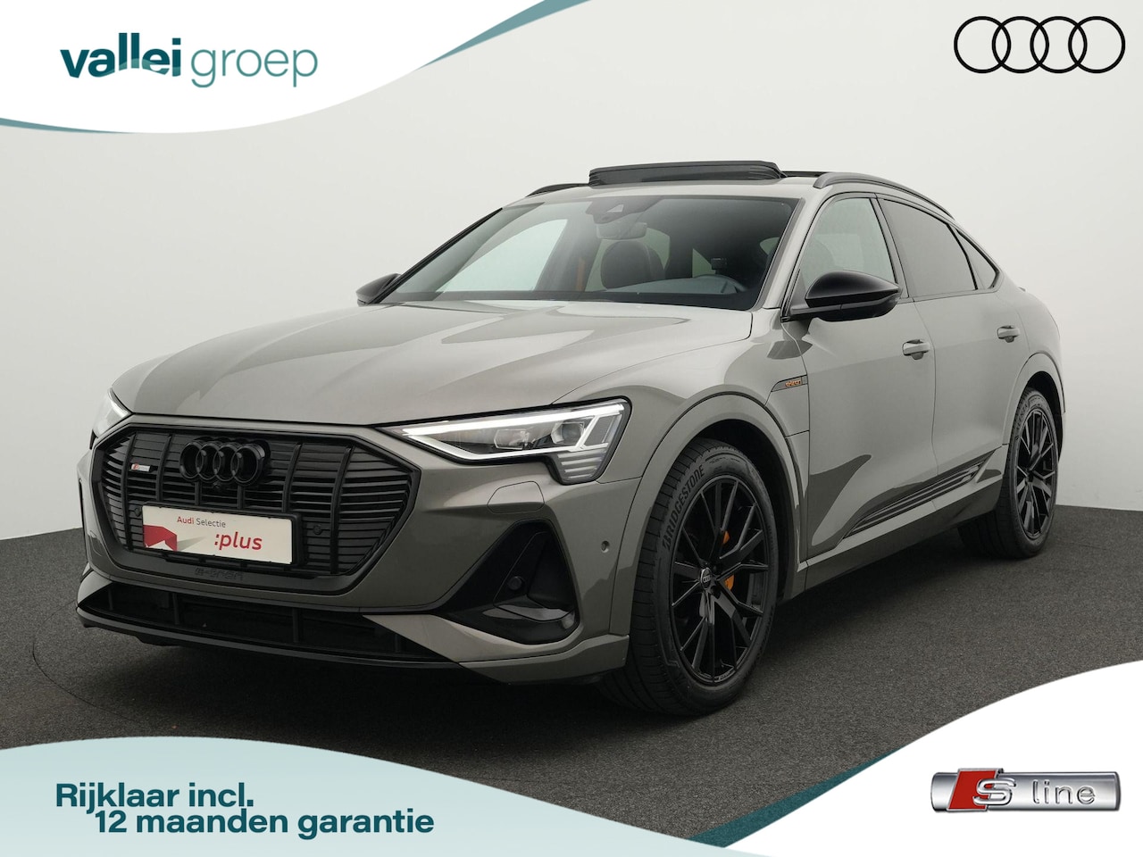 Audi e-tron Sportback - 55 quattro S edition 95 kWh 408 pk / S-Line | Panoramadak | Rondomzicht camera | Bang & Ol - AutoWereld.nl