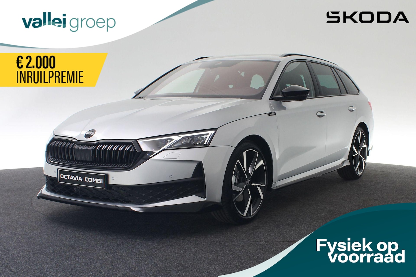 Skoda Octavia Combi - Sportline Business 1.5 TSI MHEV 110 kW / 150 pk | 19 inch | Spoilerset - AutoWereld.nl