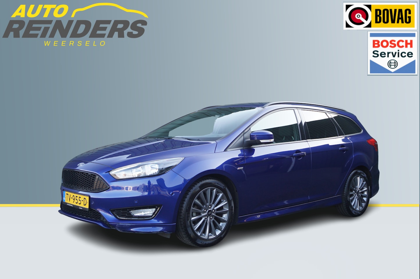 Ford Focus Wagon - 1.0 Ecoboost 140pk ST-Line + Navi/ PDC/ 17inch/ All season/ Schitterend! / Garantie! - AutoWereld.nl