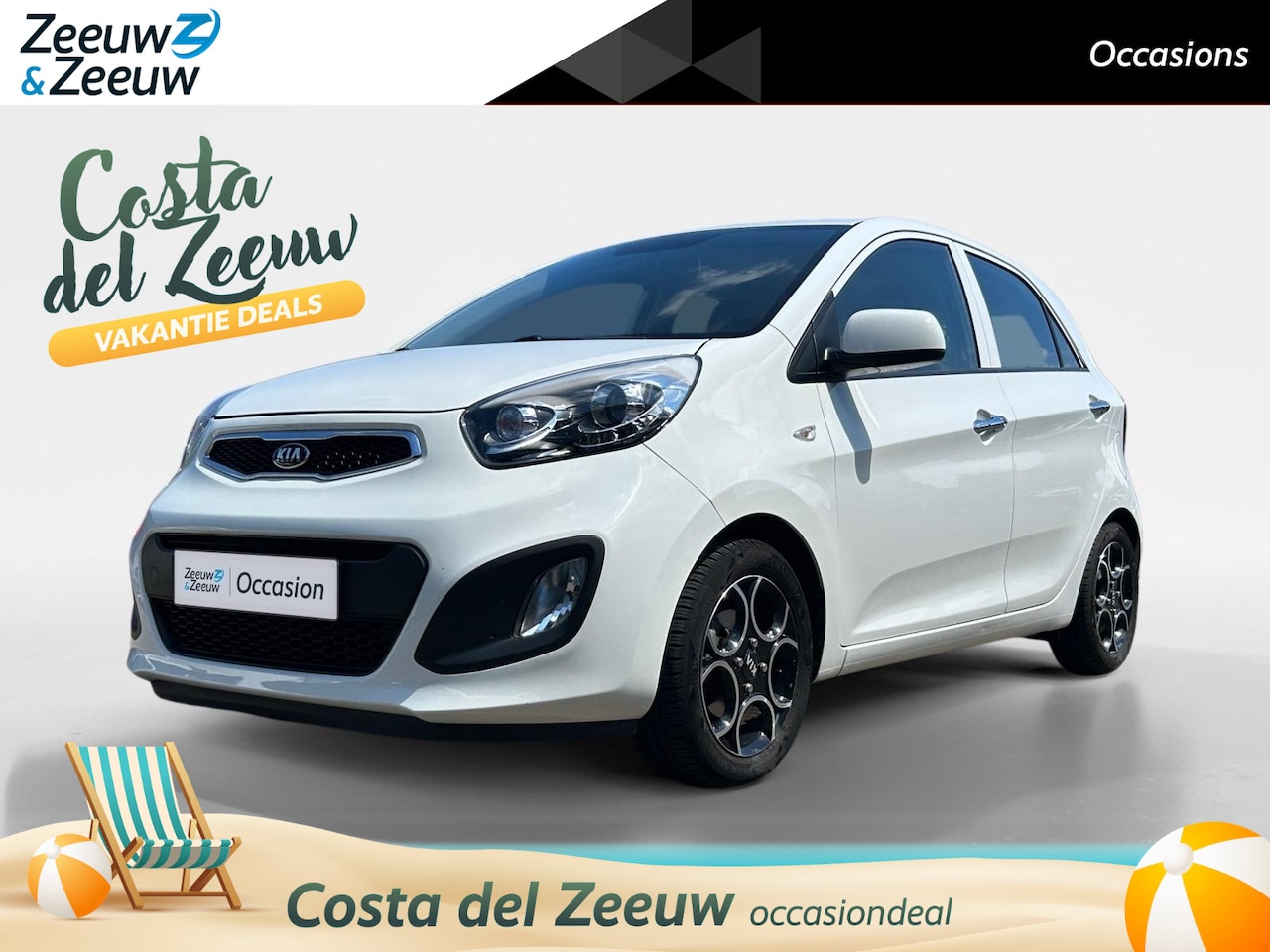 Kia Picanto - 1.0 CVVT BusinessLine | LM-velgen | Airco | Radio/telefoon verbinding | centrale vergrende - AutoWereld.nl
