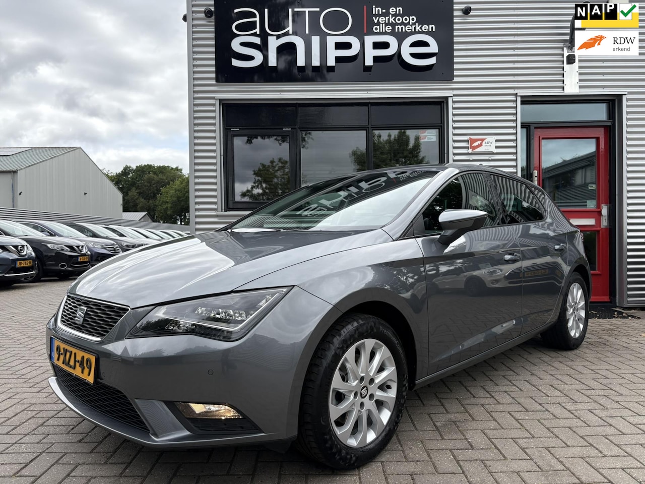 SEAT Leon - 1.2 TSI Style Business -5DRS.-AUTOMAAT-CLIMA-CRUISECONTROL-BLUETOOTH-PDC V+A-TREKHAAK-ORIG - AutoWereld.nl