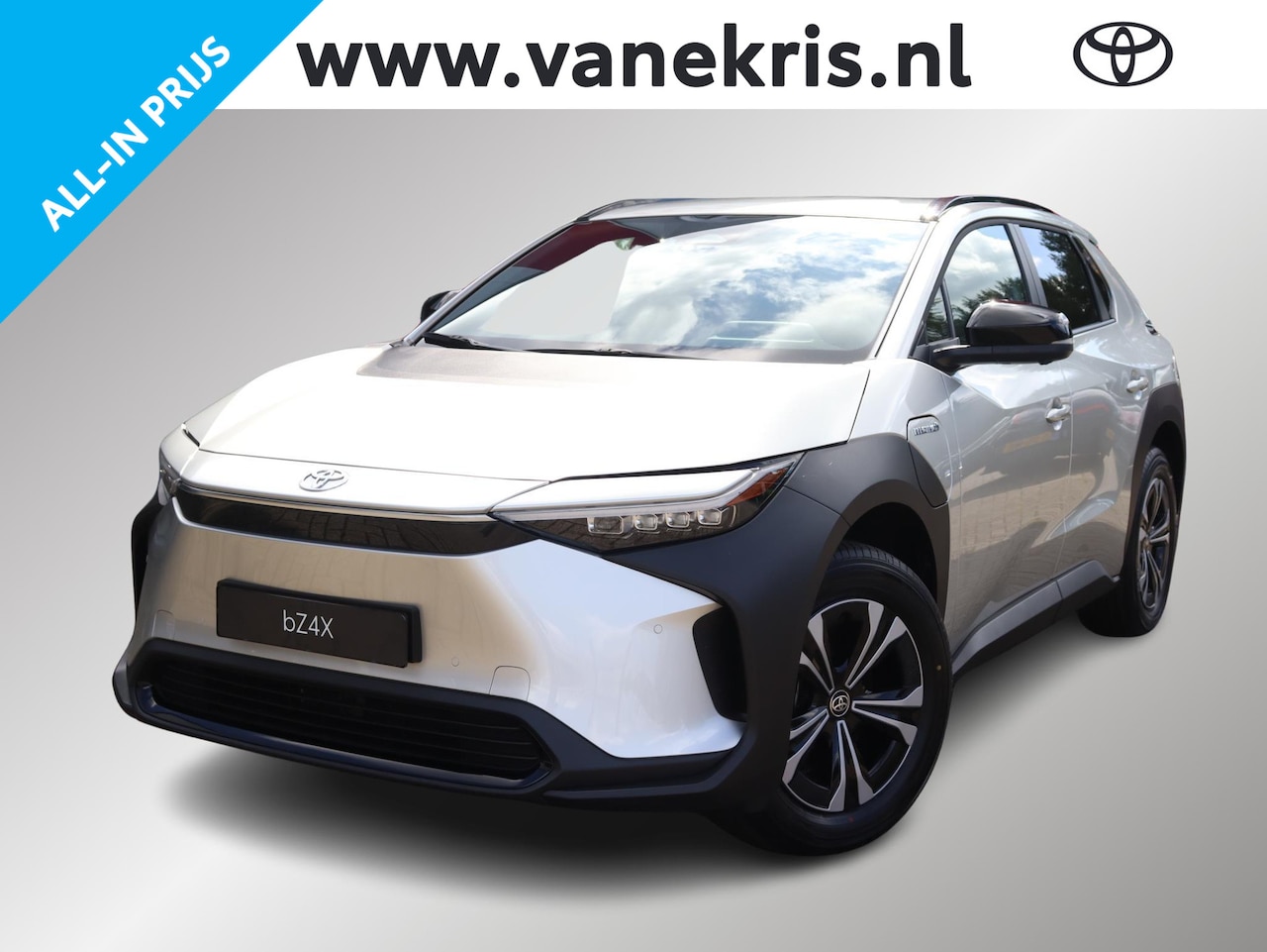 Toyota bZ4X - Dynamic 71 kWh Dynamic 71 kWh, BSM, 360graden camera Direct leverbaar! €. 1980,- van Ekris Voorraadvoorde - AutoWereld.nl