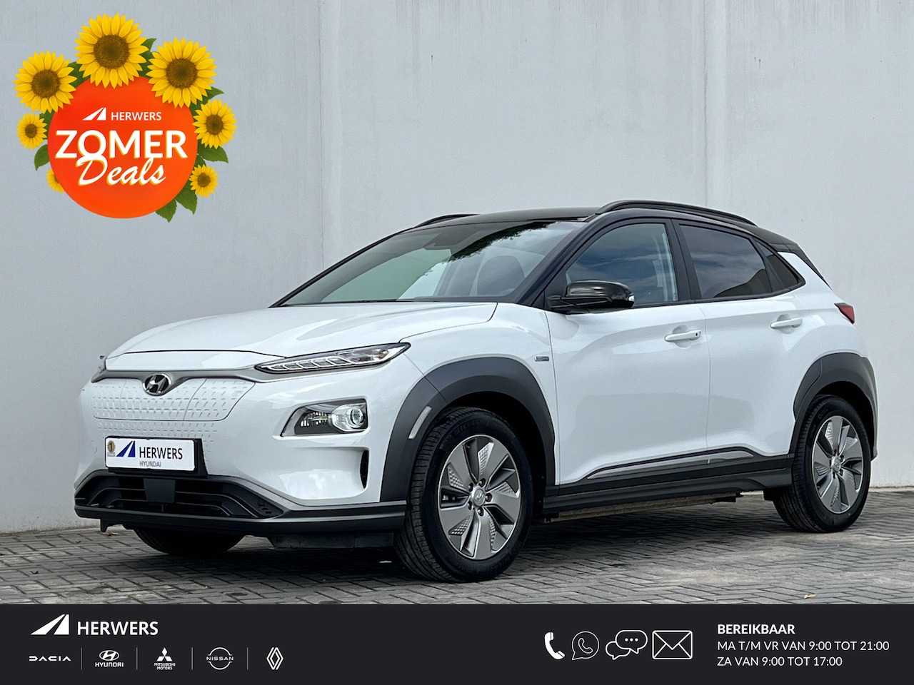 Hyundai Kona Electric - EV Comfort Smart 39 kWh Automaat / Warmtepomp / WLTP 305 KM / Bluelink Navigatie / Apple C - AutoWereld.nl