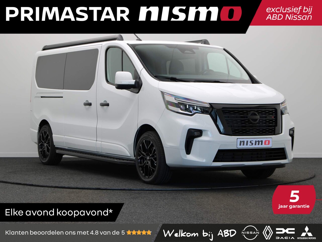 Nissan Primastar - 2.0 dCi 170pk L2H1 Nismo+ | Dubbele Cabine | Achteruitrijcamera | 5 Jaar Fabrieksgarantie - AutoWereld.nl