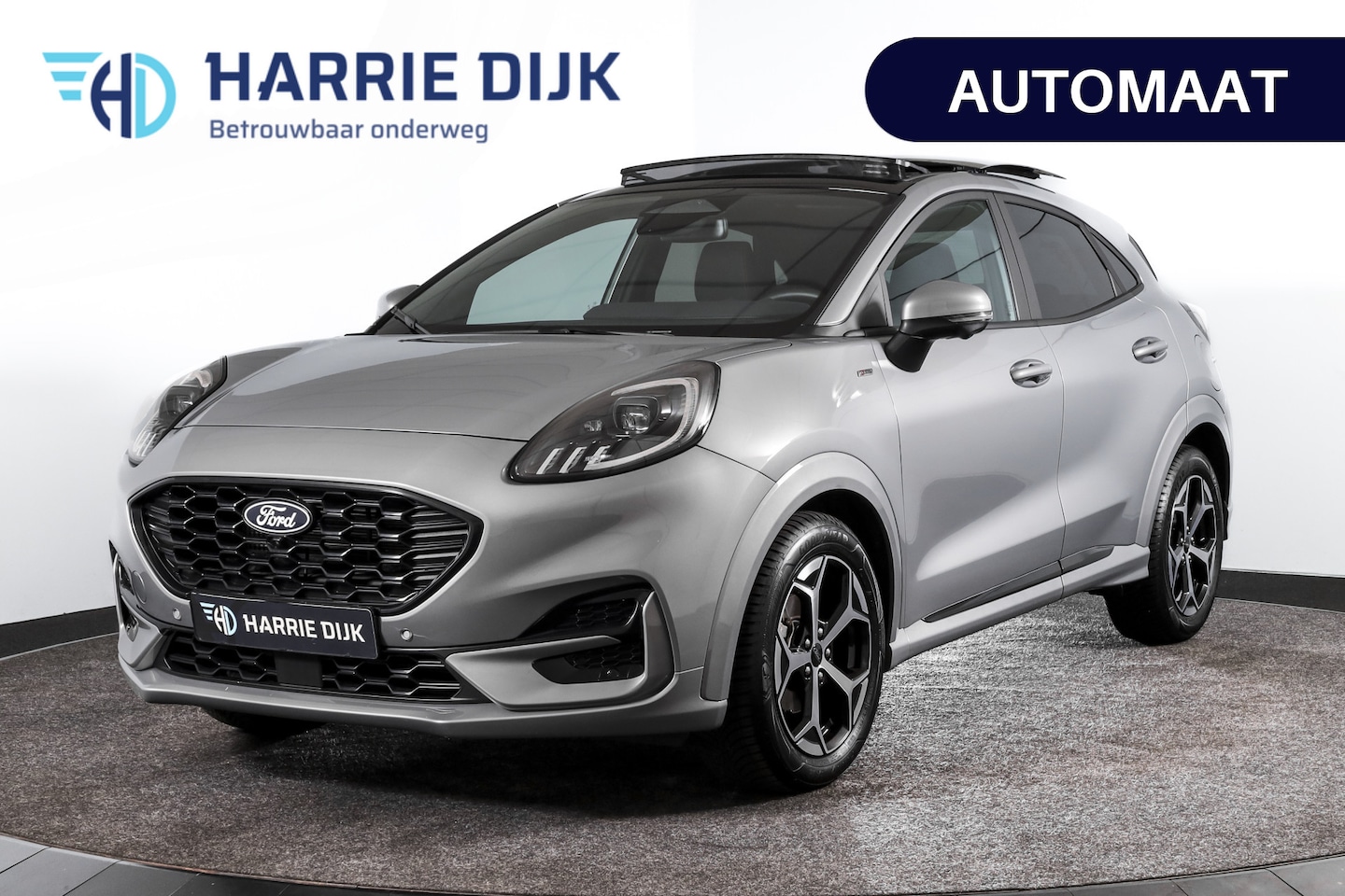 Ford Puma - 1.0 EcoBoost 125 PK Hybrid ST-Line - Automaat (Nieuw model) | S/K-Panodak | Afn. Trekhaak - AutoWereld.nl